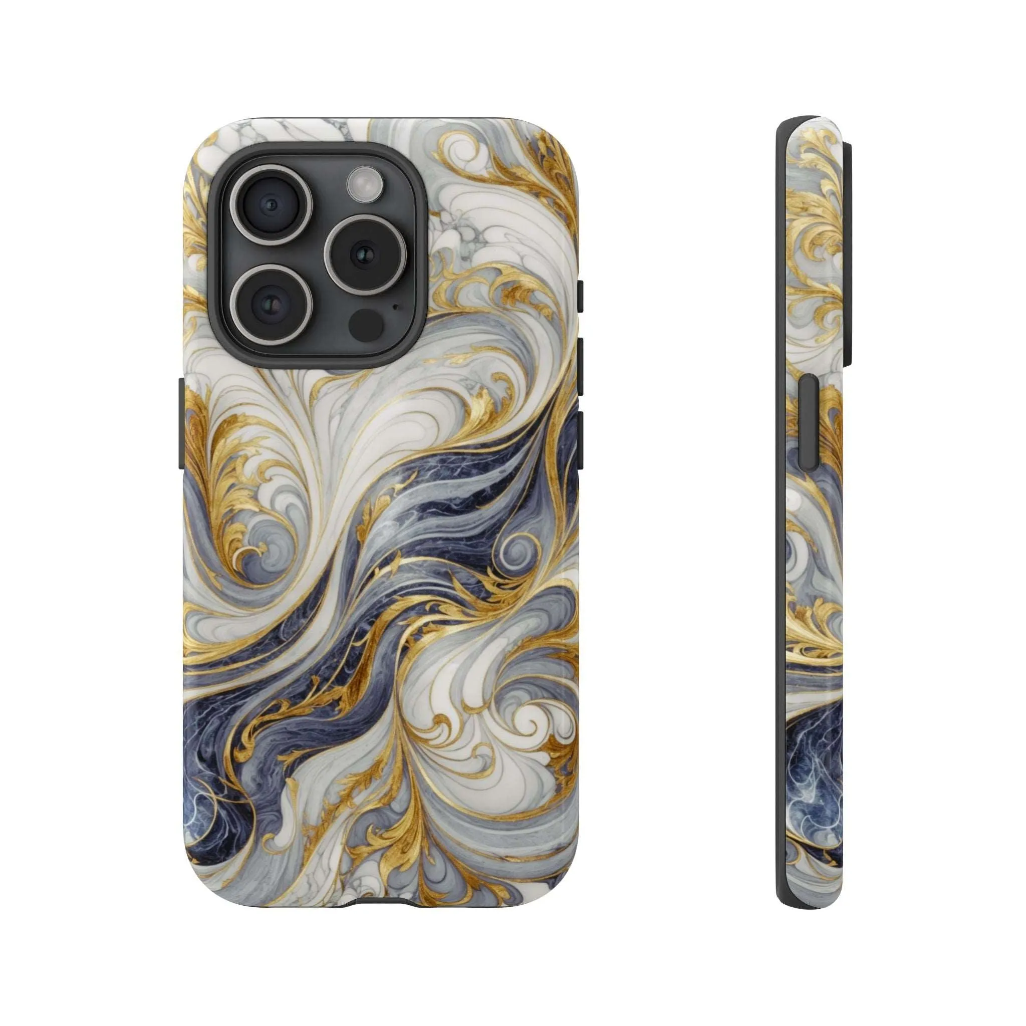 Because your phone needs to be classier than you: Introducing the Swirling Gold Marble Cell Phone Case