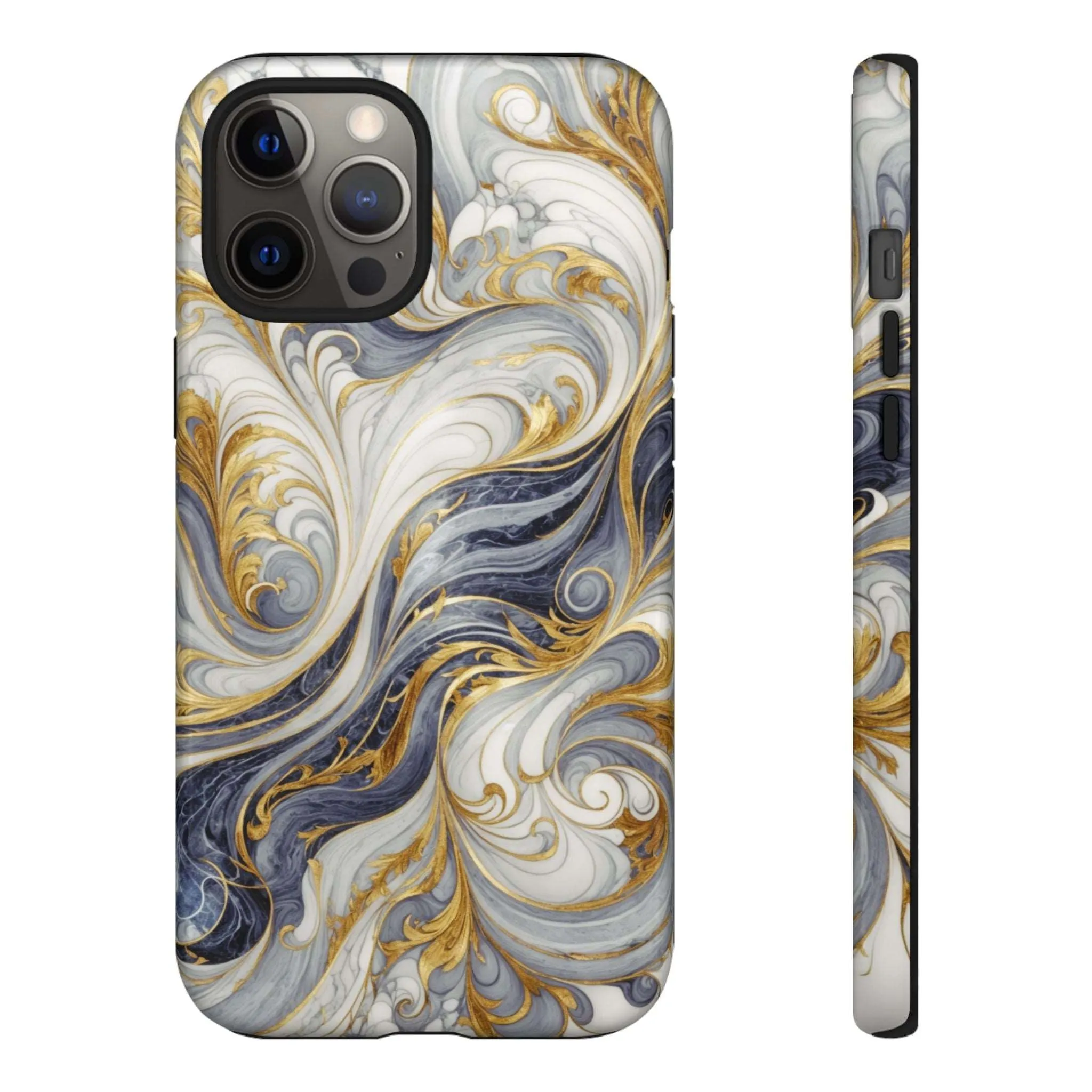 Because your phone needs to be classier than you: Introducing the Swirling Gold Marble Cell Phone Case