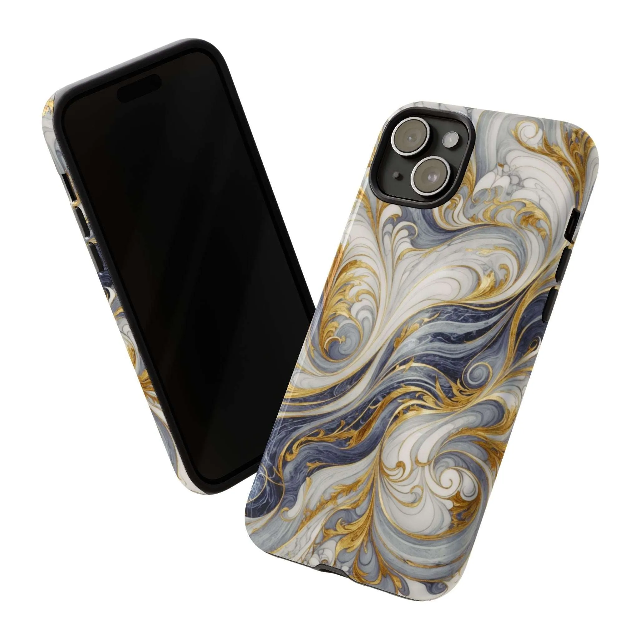 Because your phone needs to be classier than you: Introducing the Swirling Gold Marble Cell Phone Case