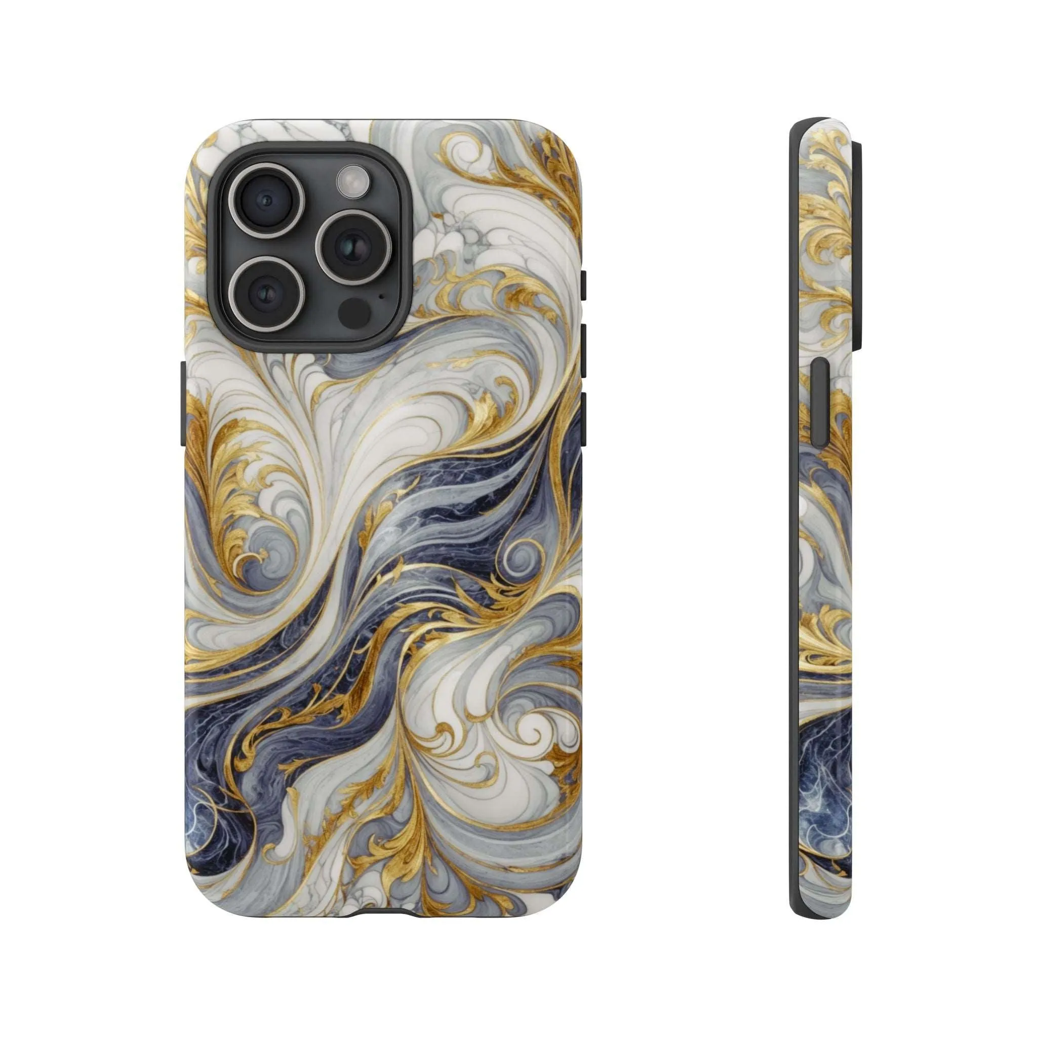 Because your phone needs to be classier than you: Introducing the Swirling Gold Marble Cell Phone Case