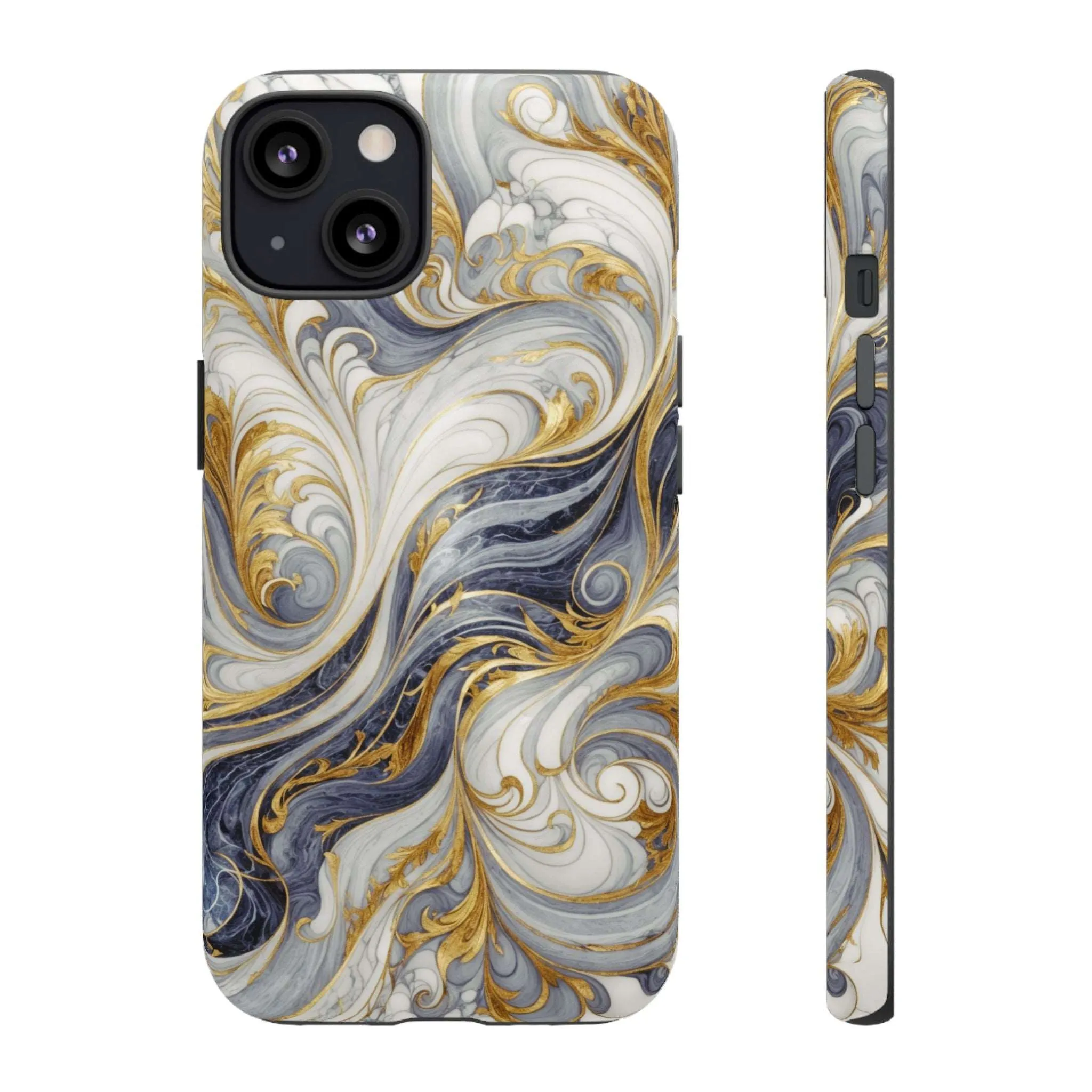 Because your phone needs to be classier than you: Introducing the Swirling Gold Marble Cell Phone Case