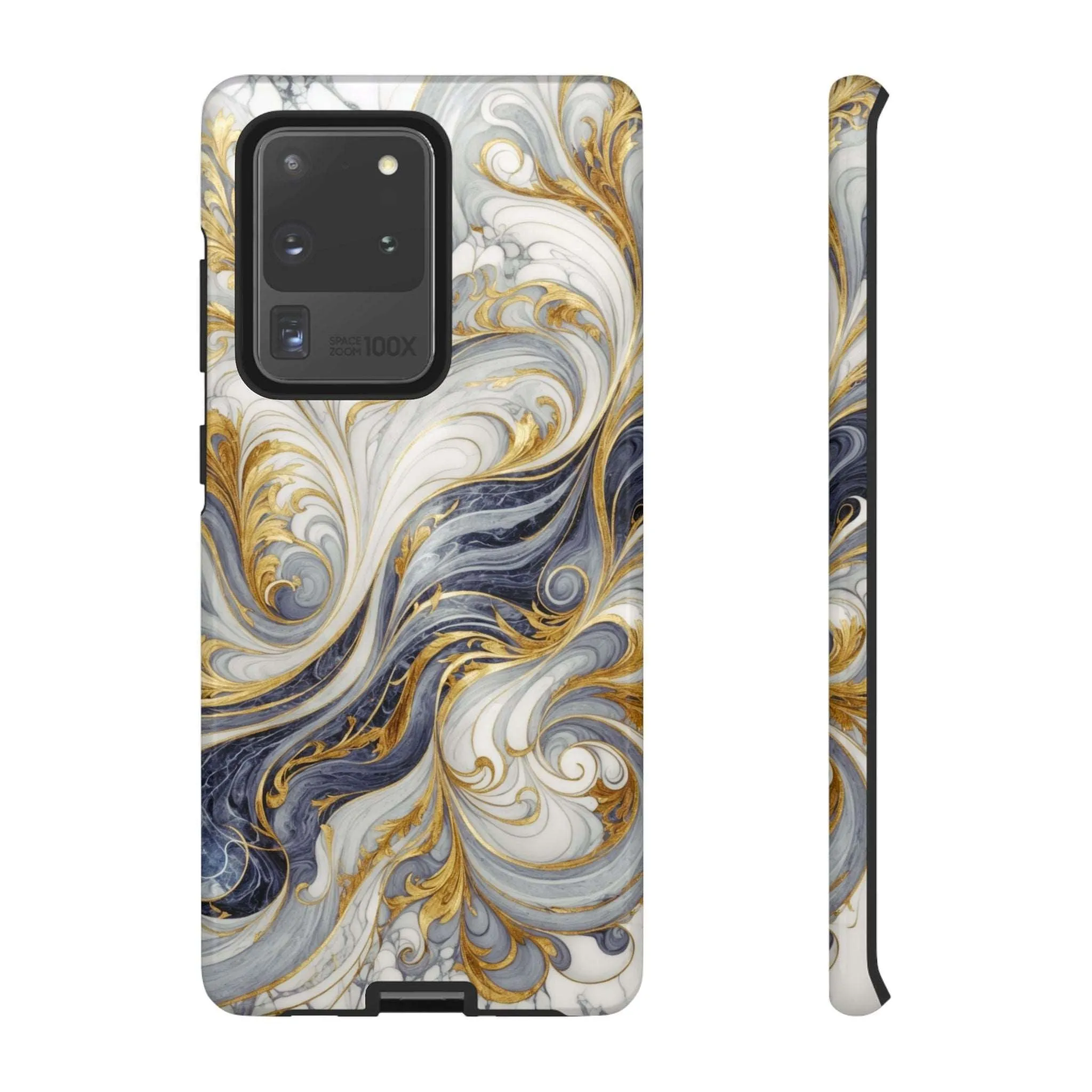 Because your phone needs to be classier than you: Introducing the Swirling Gold Marble Cell Phone Case