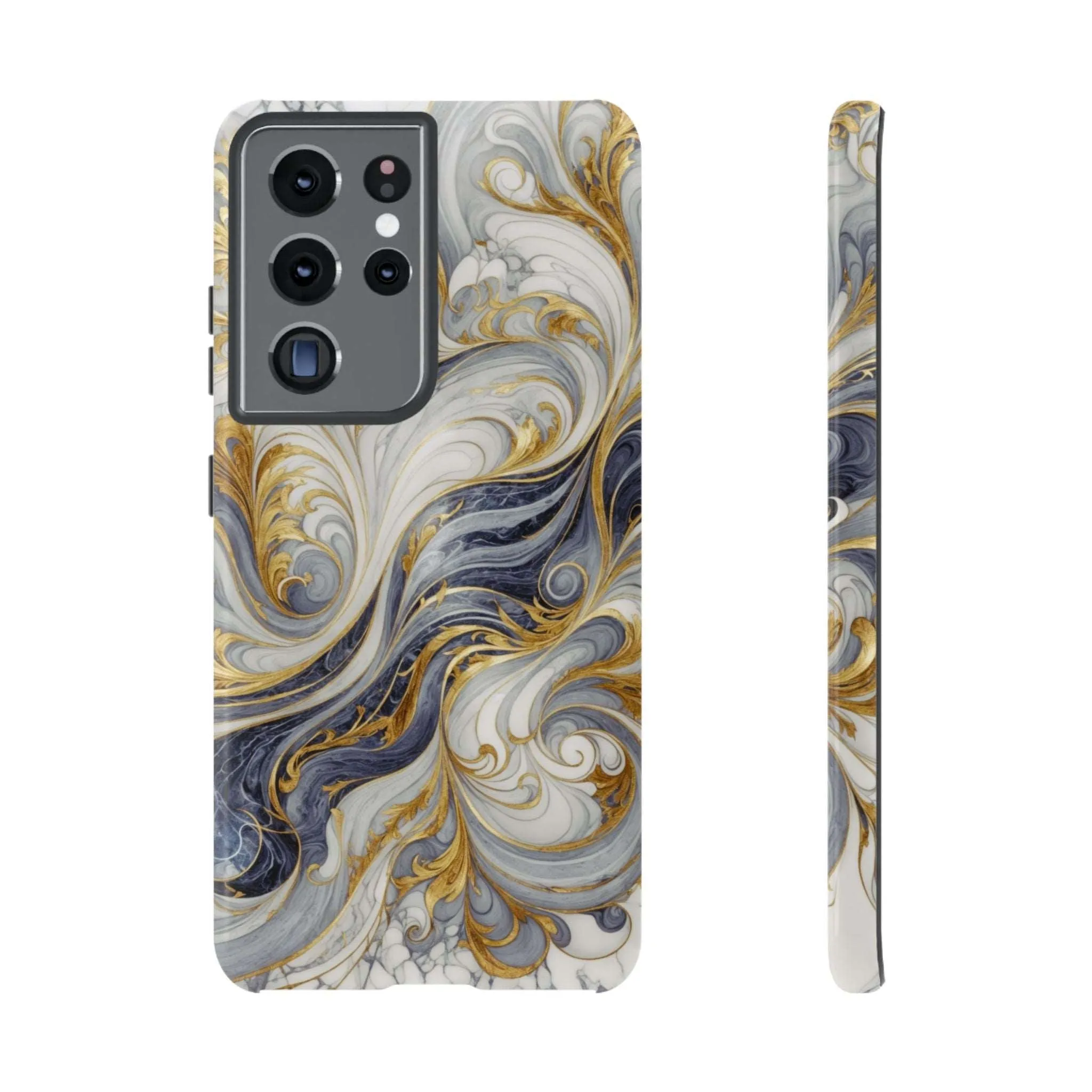 Because your phone needs to be classier than you: Introducing the Swirling Gold Marble Cell Phone Case