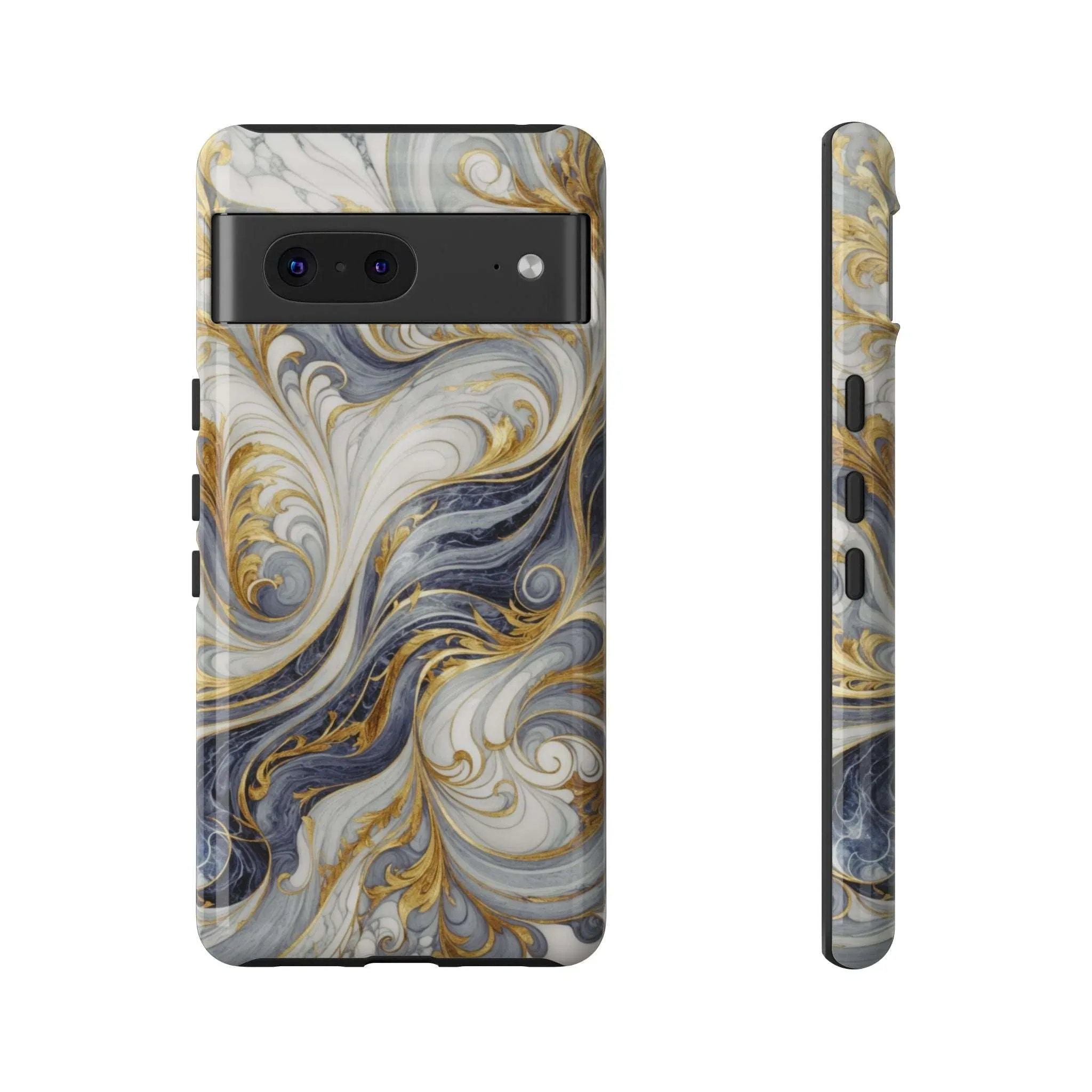 Because your phone needs to be classier than you: Introducing the Swirling Gold Marble Cell Phone Case