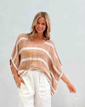 Bella Mesh Linen Poncho