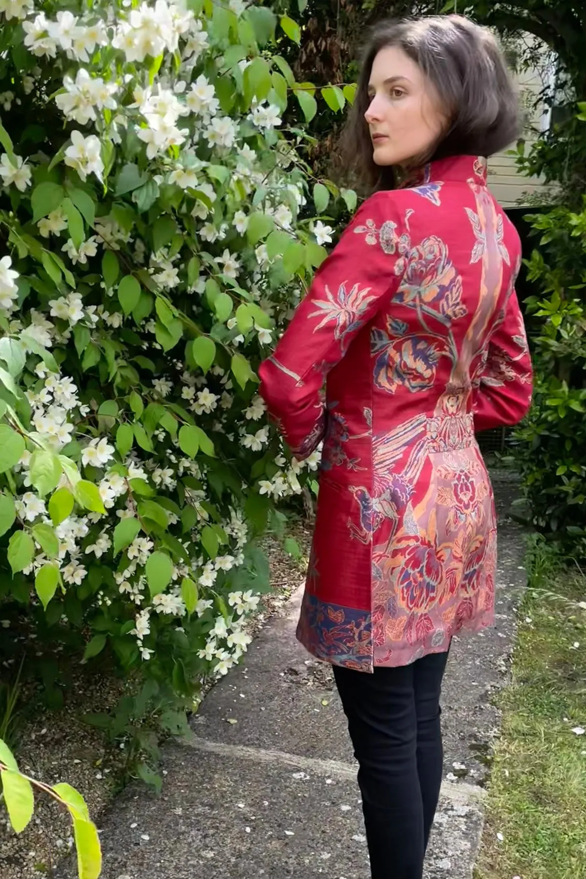 Bhumi Jacket in Venetian Red