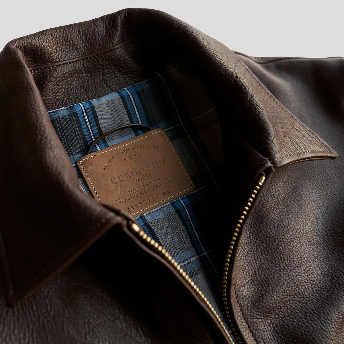 Bison Americana Bomber No.109 | Brown