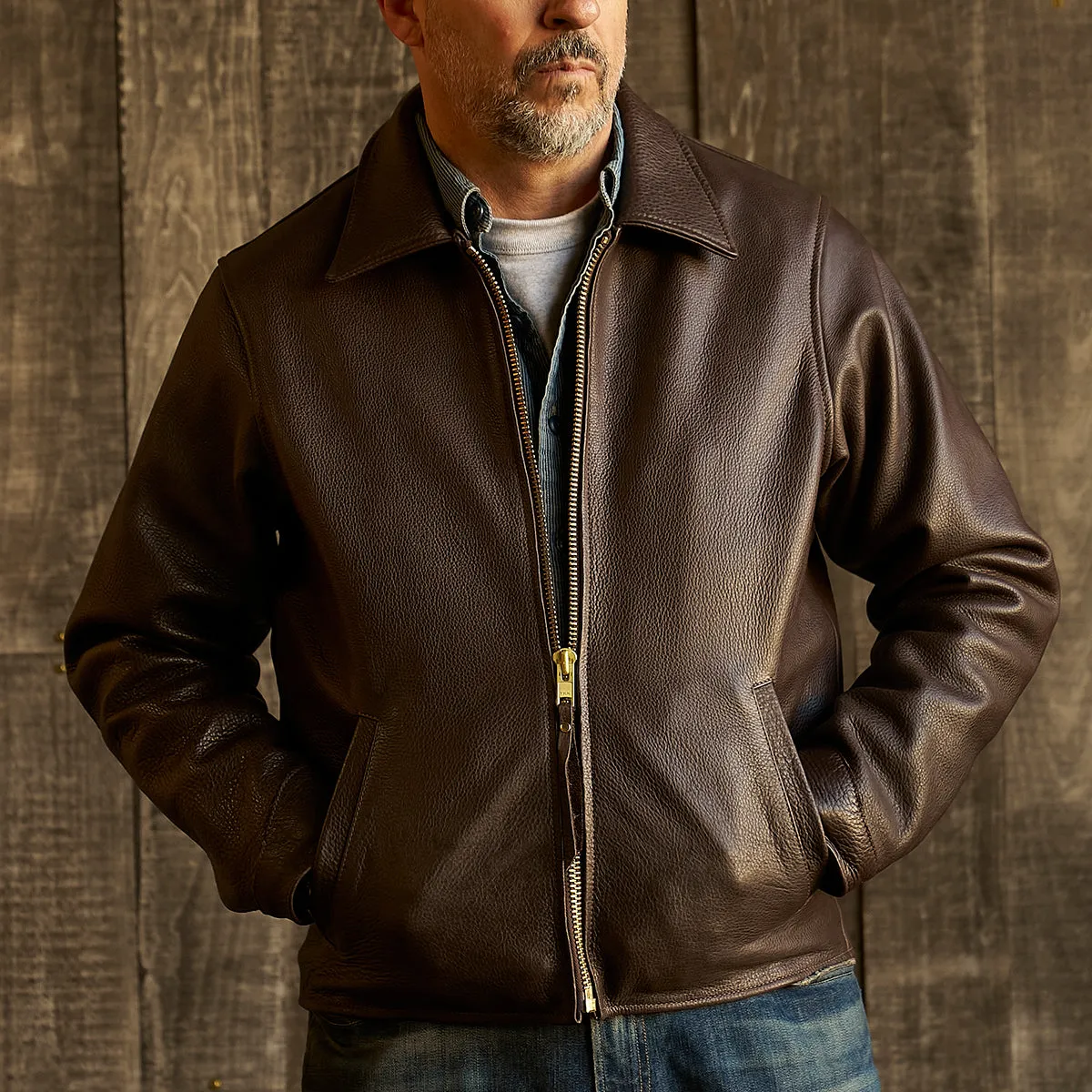 Bison Americana Bomber No.109 | Brown