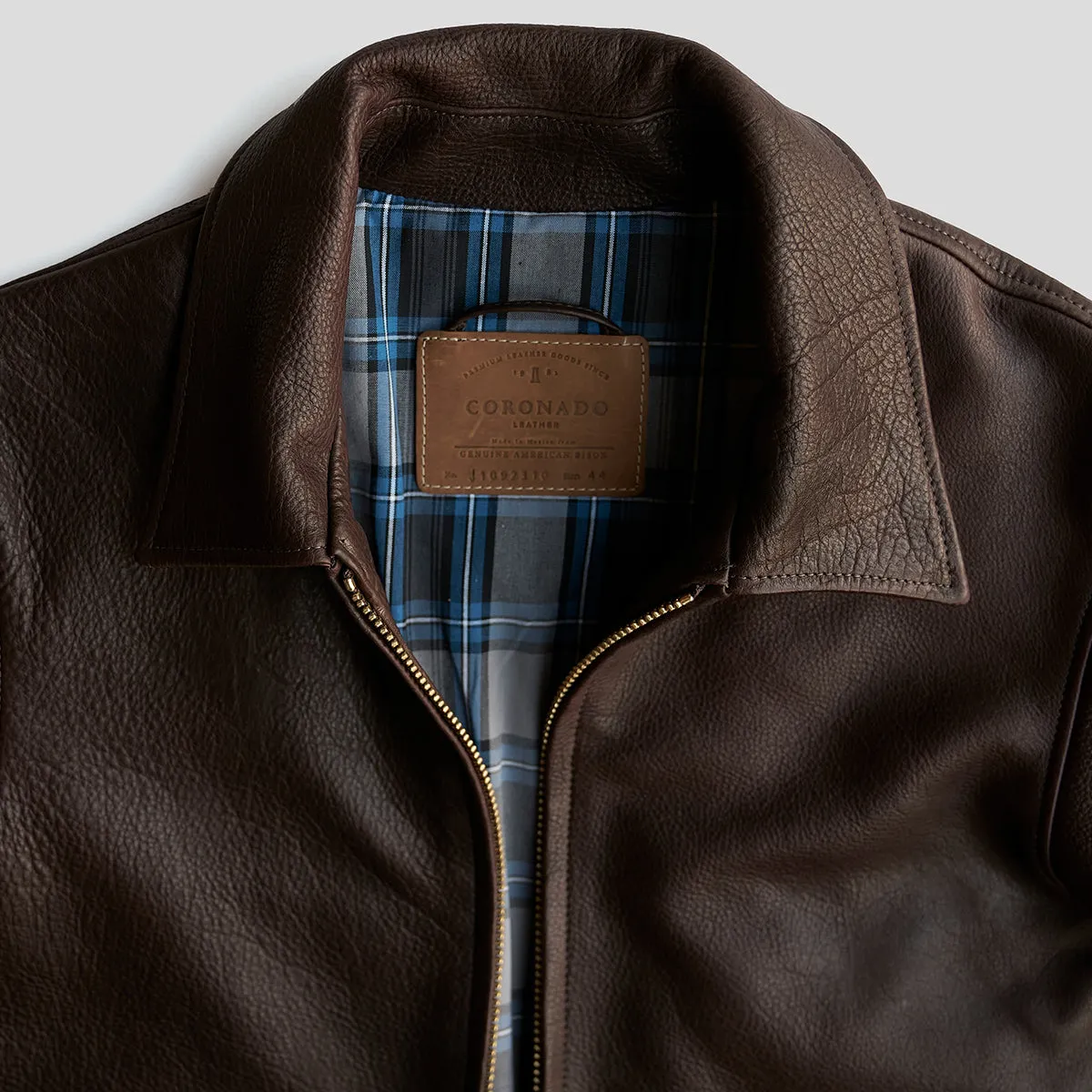 Bison Americana Bomber No.109 | Brown