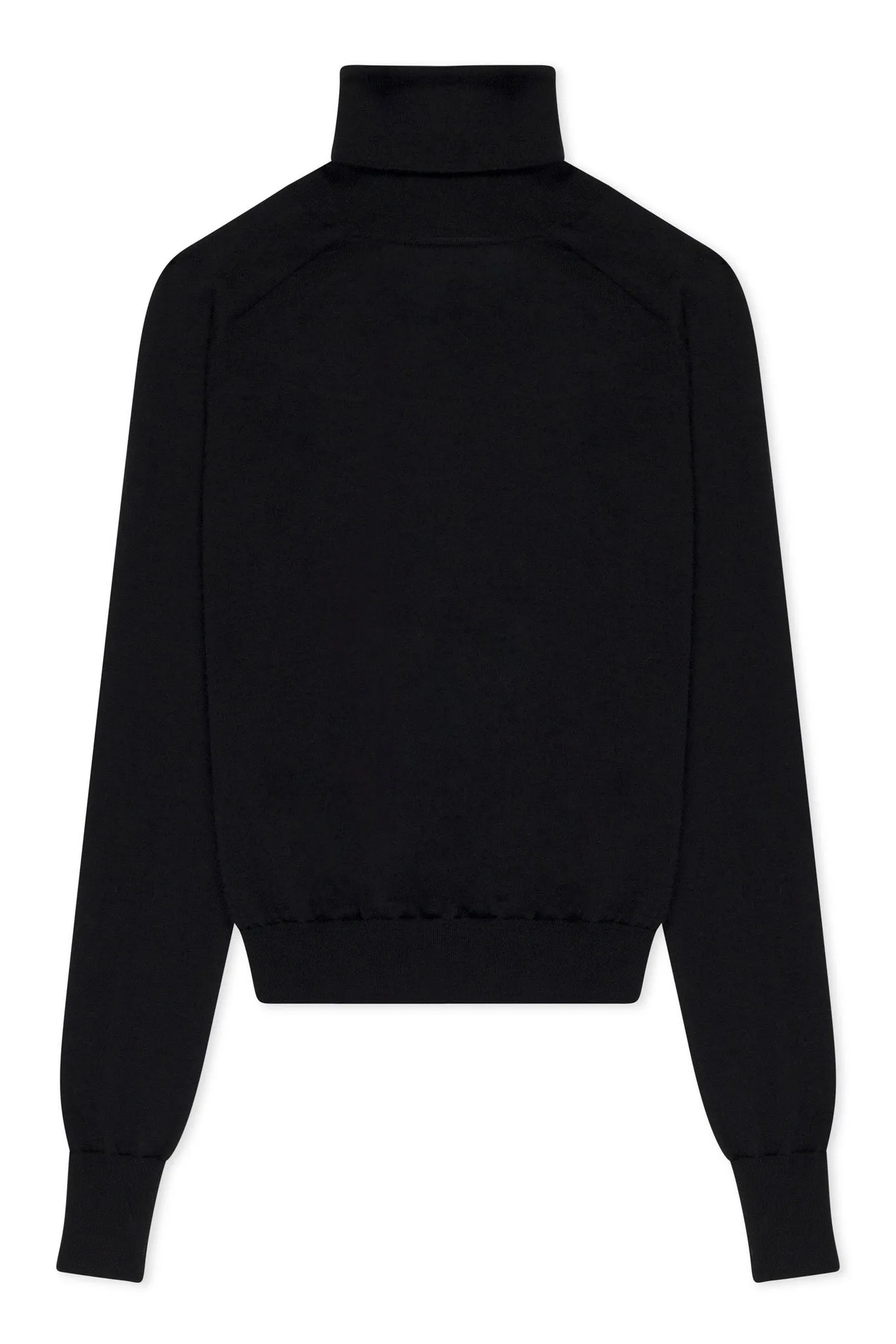 Black Cashmere Turtleneck Sweater