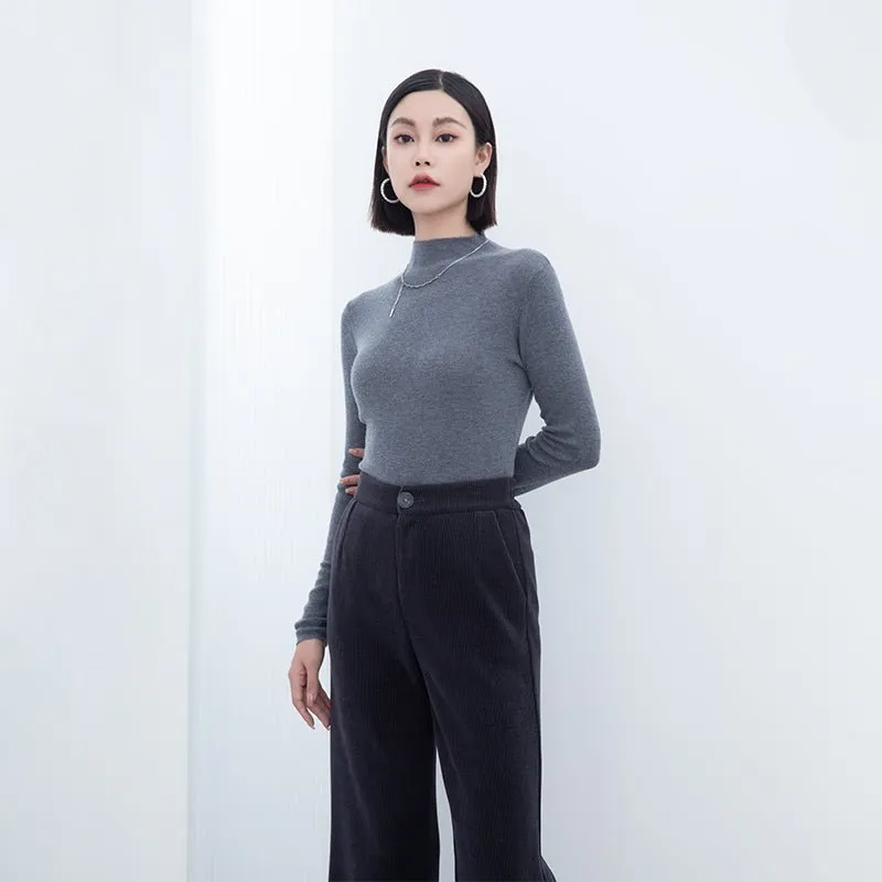 Black Slim Cashmere Sweater