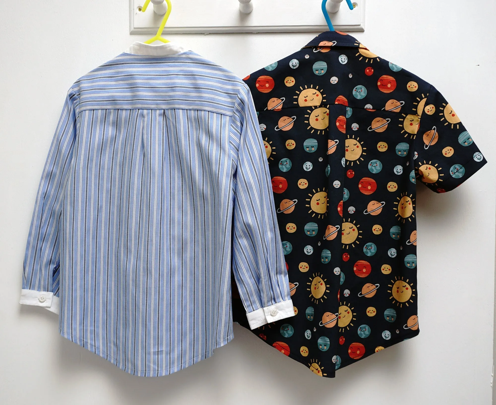 Boy's school shirt, classic shirt sizes 3 to 14 years PDF sewing pattern. FINLEY SHIRT.