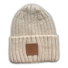 Cashew Ribbed Knit Beanie