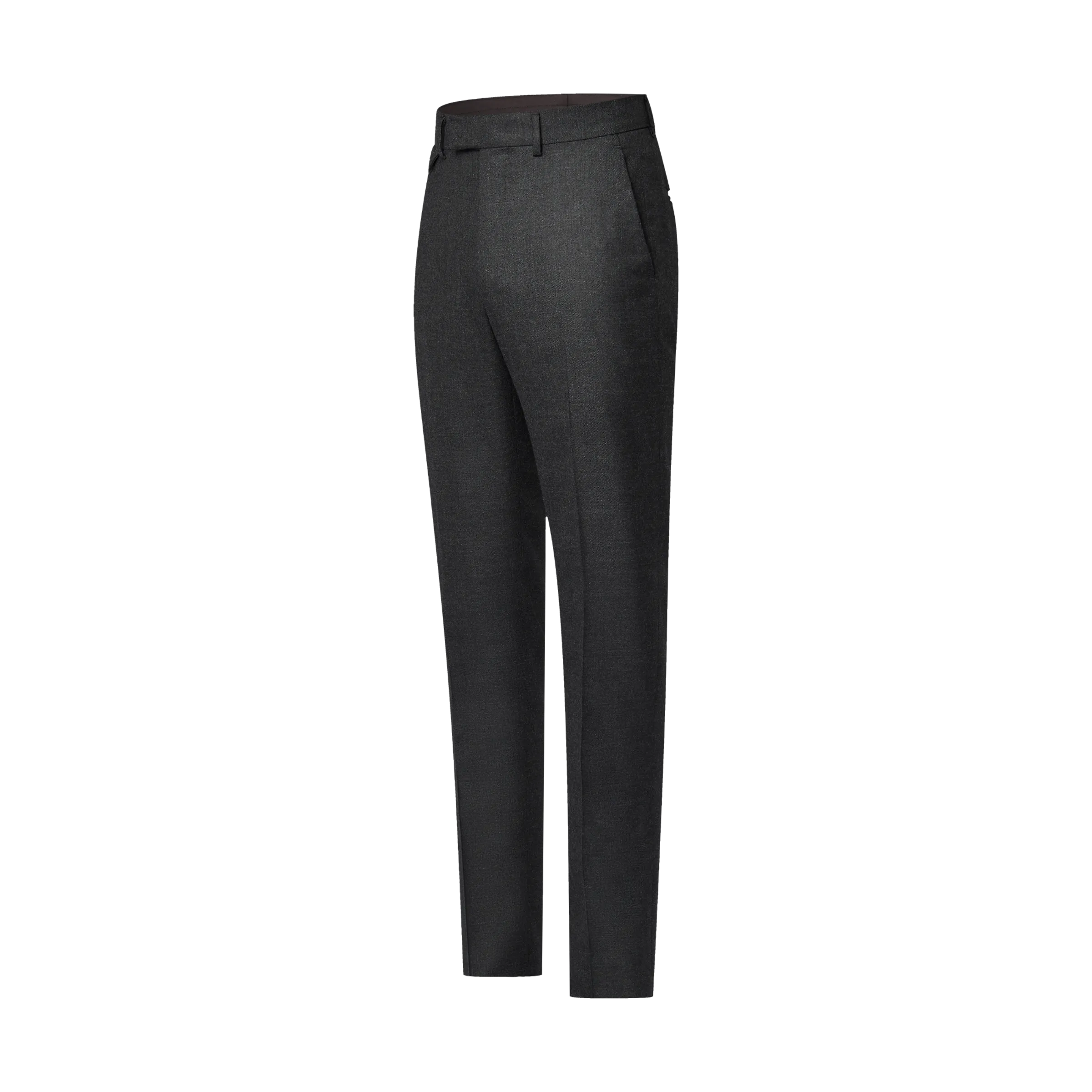 Cashmere and Wool Blend Cigarette Trousers