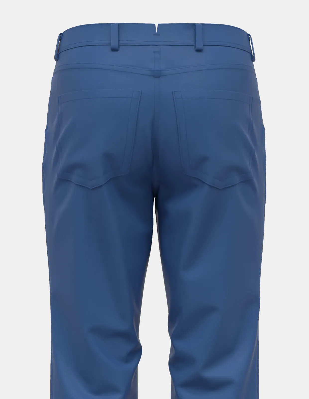 Cashmere Finish Twill - Cobalt Blue | Five Pocket