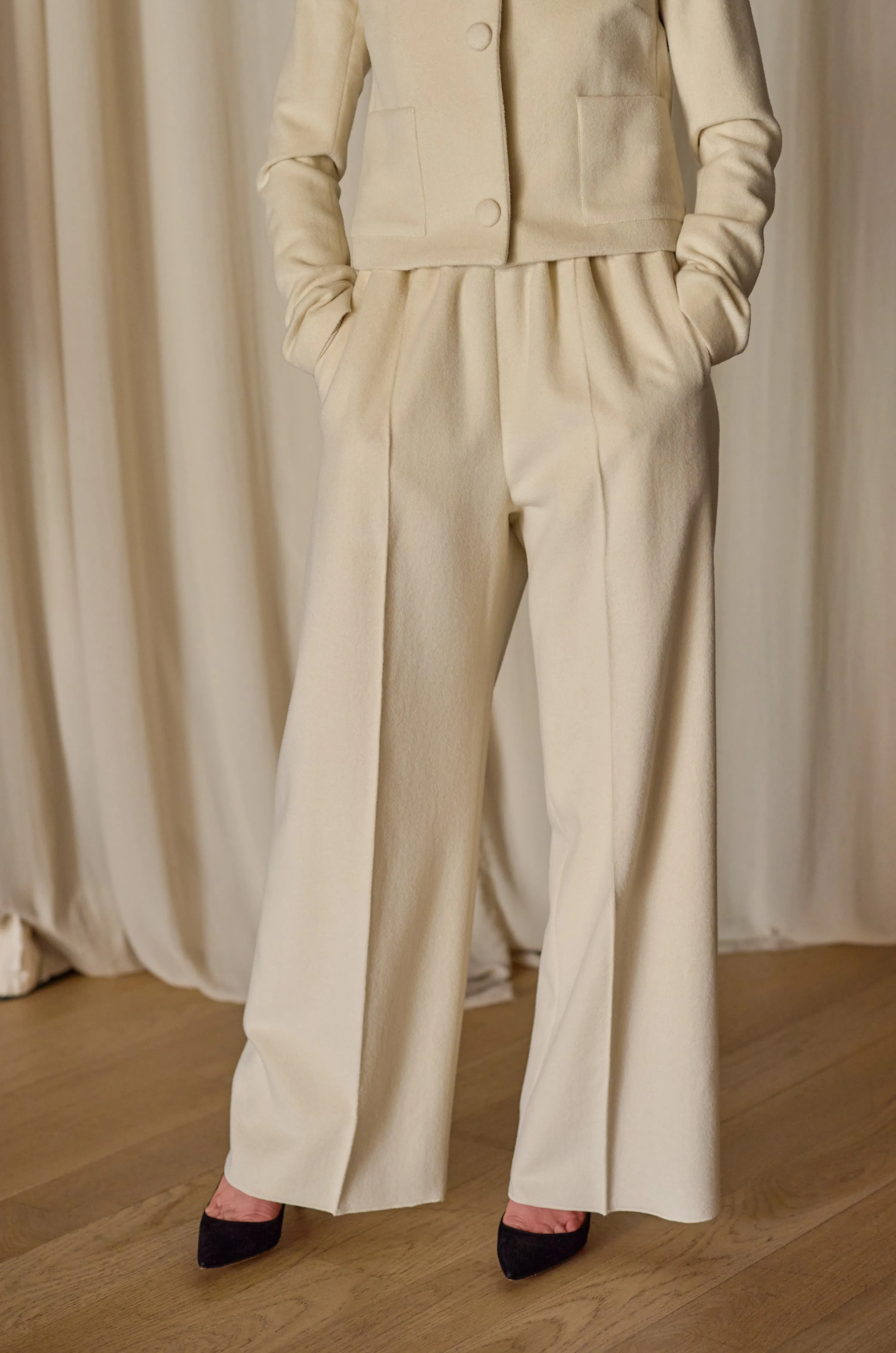 Cashmere Trousers l Undyed