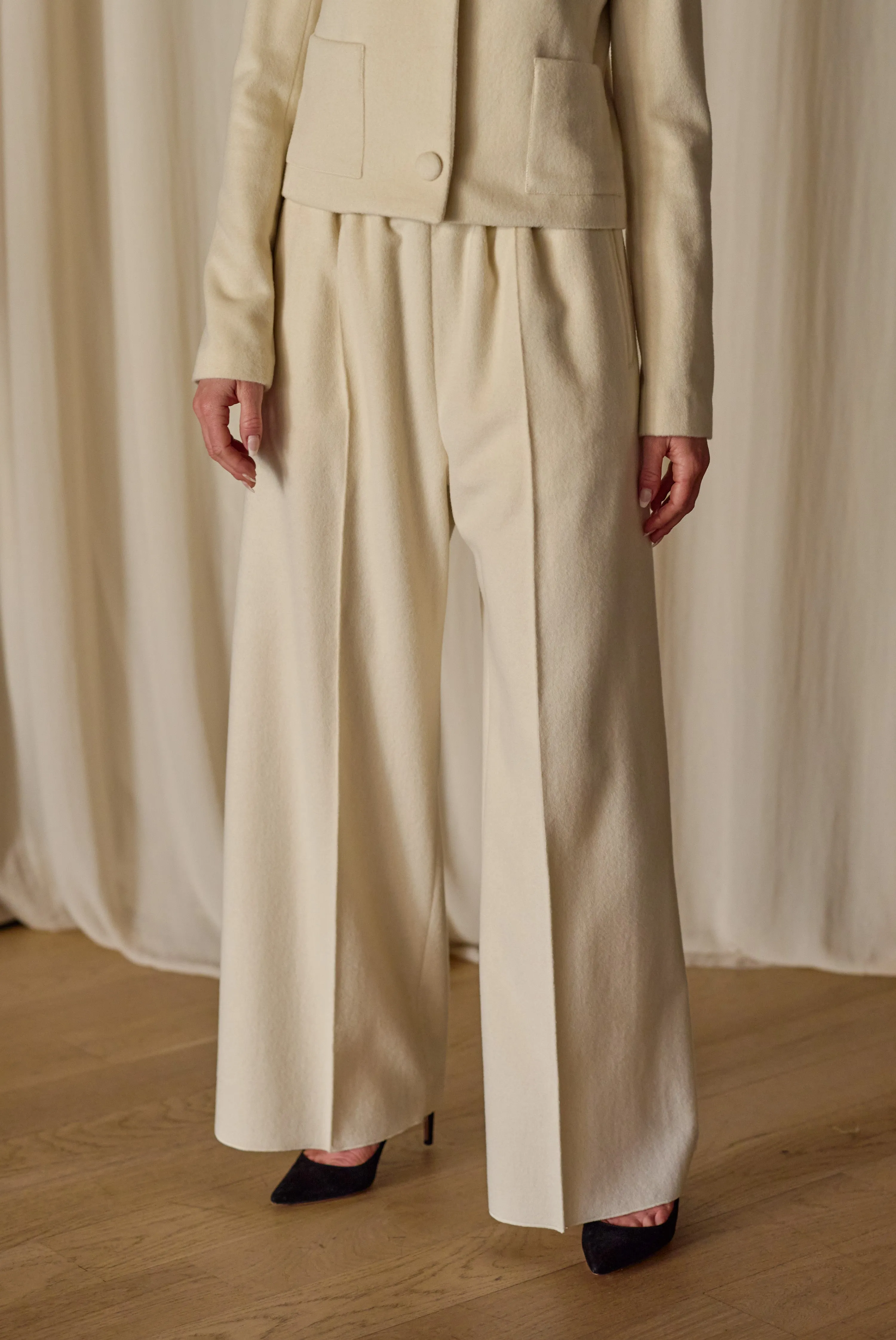 Cashmere Trousers l Undyed