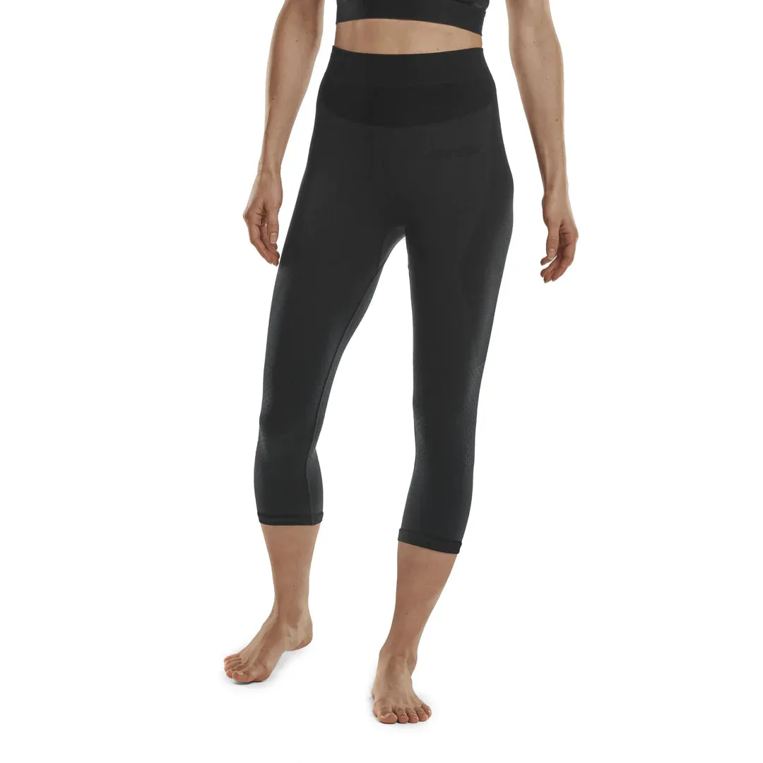 CEP | Ski | Merino 3/4 Base Tights | Women's | Black