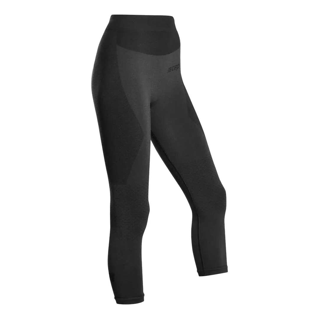 CEP | Ski | Merino 3/4 Base Tights | Women's | Black