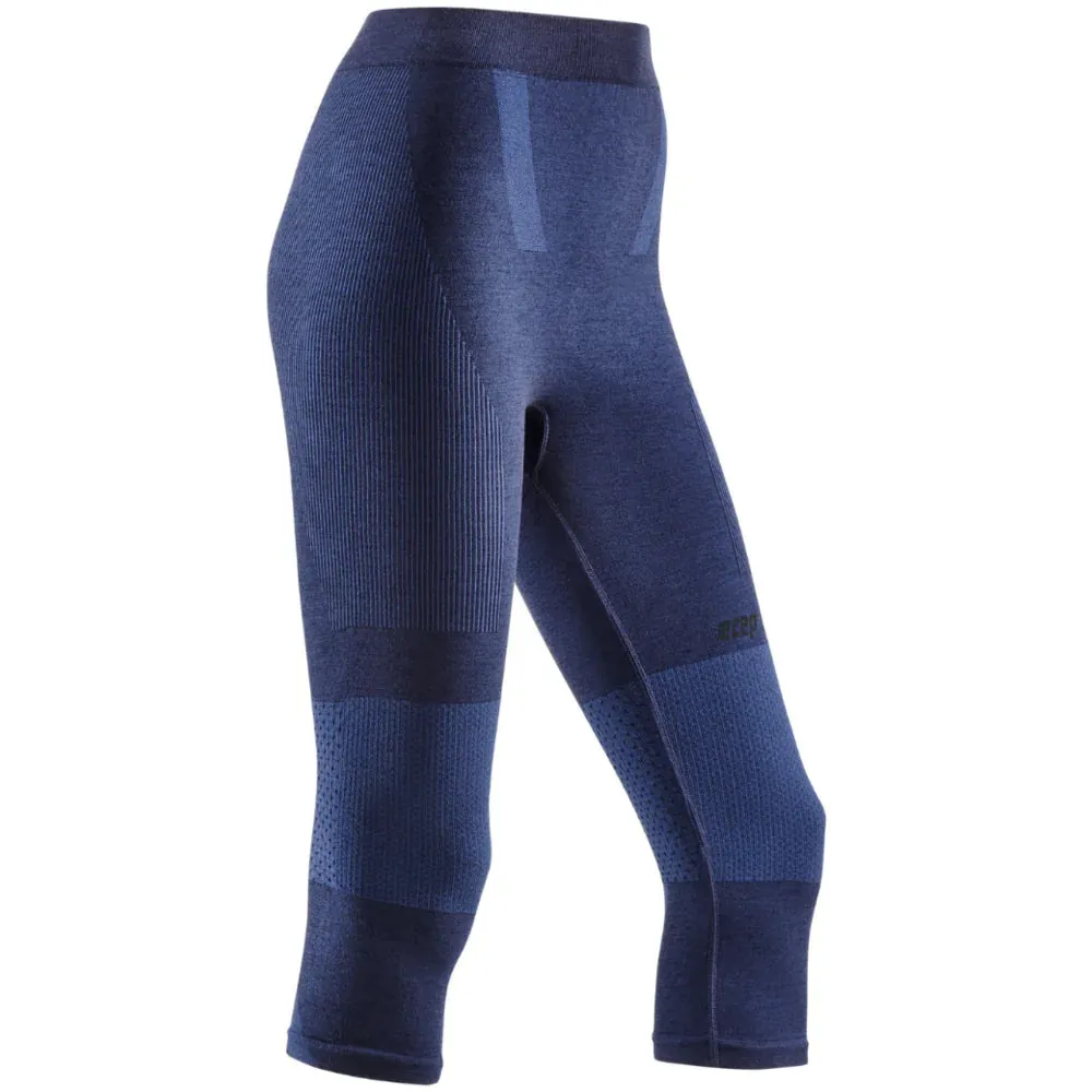 CEP | Ski Touring 3/4 Base Tight | Women's | Blue