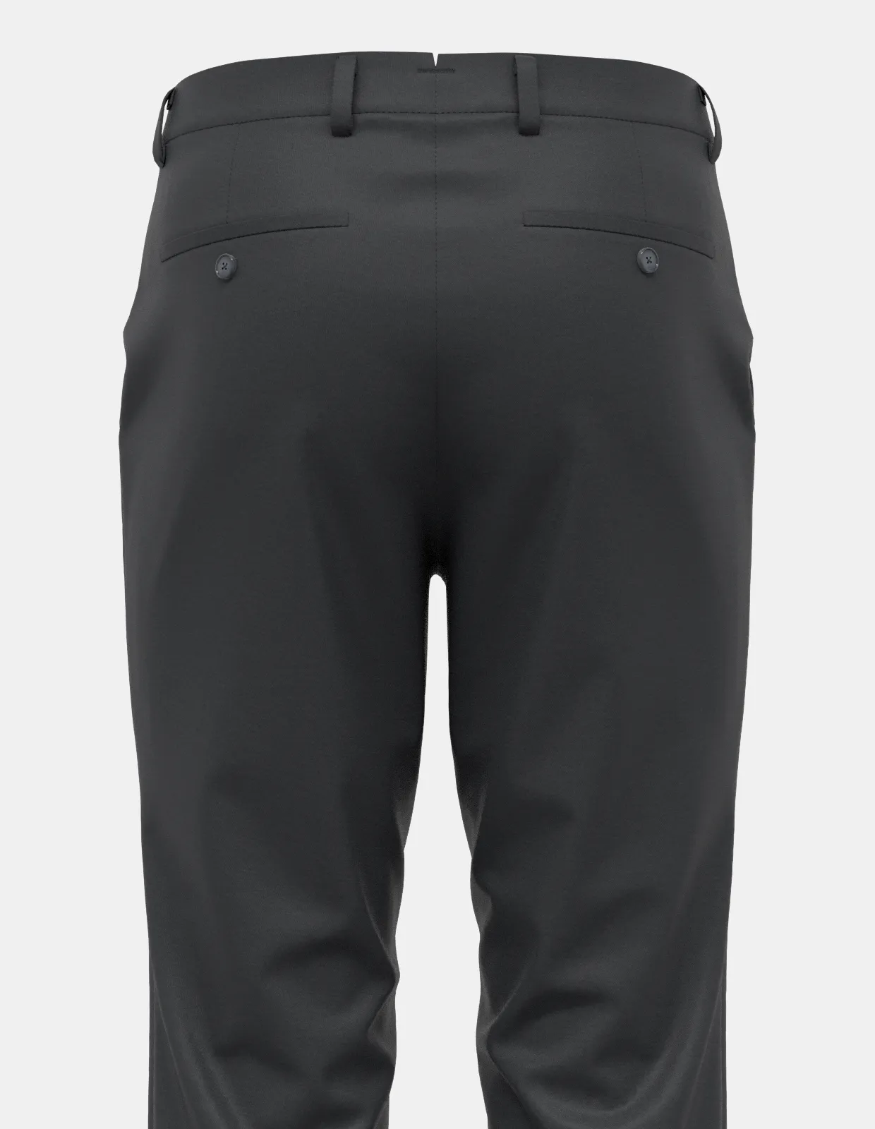 Charcoal Cashmere Finish Twill | Chino