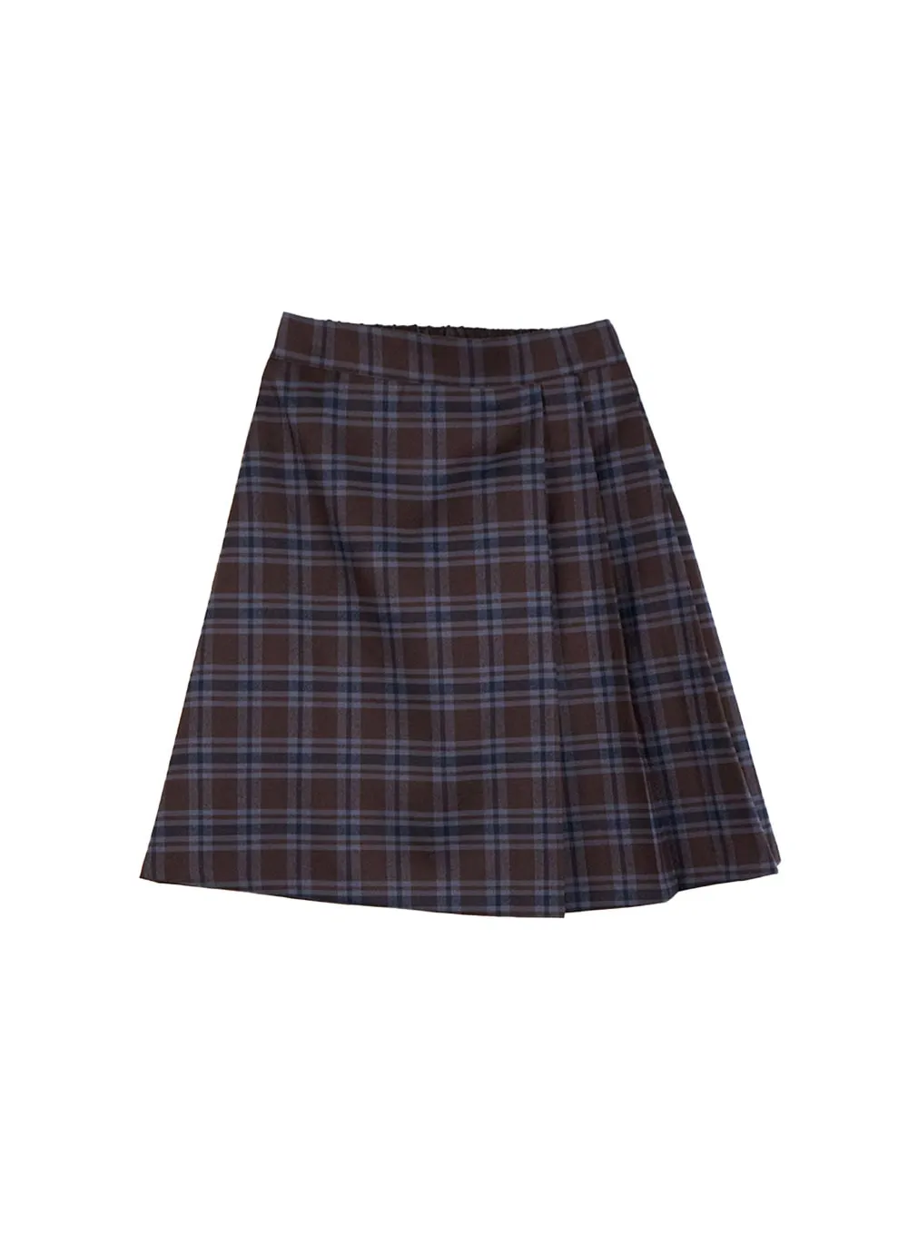 Checkered Bliss Midi Skirt CN428