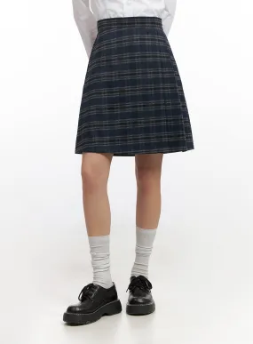 Checkered Bliss Midi Skirt CN428