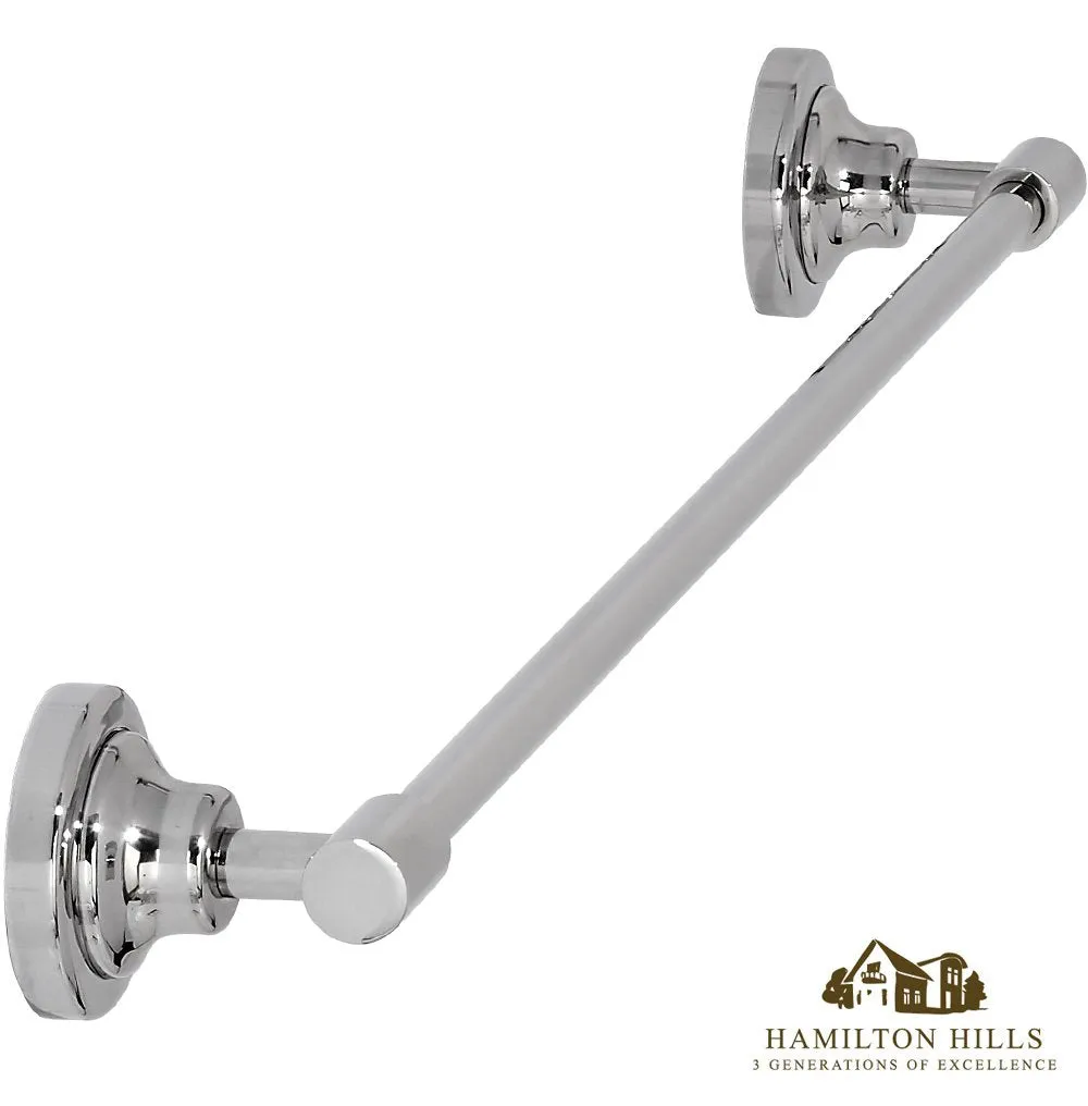 Classical Design Polished Chrome Towel Bar | Premium Quality Stainless Steel Hanging Towel