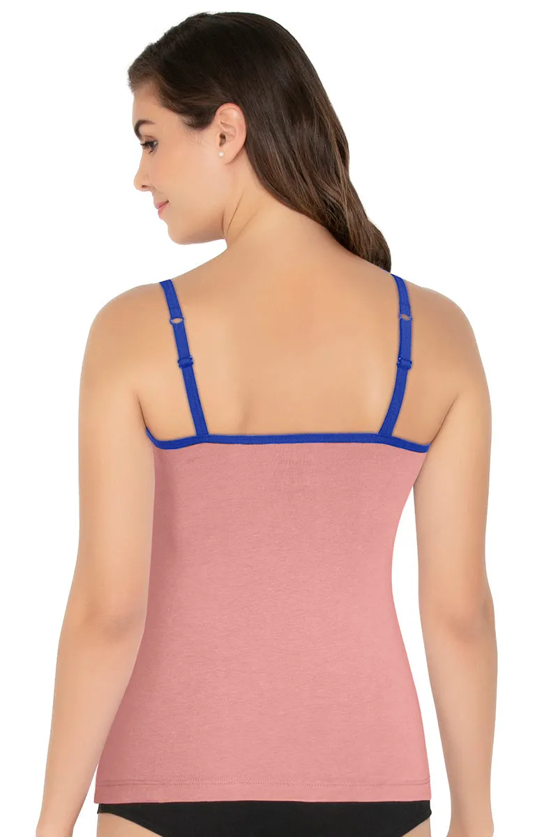 Cotton Camisole - Rose T-B Jewel