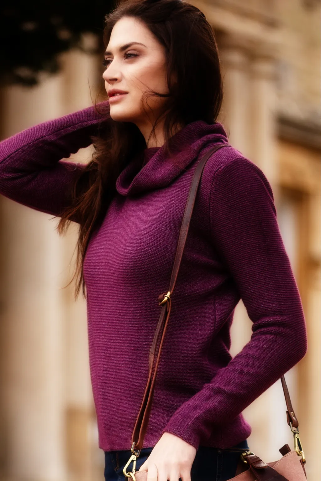 Cowl-neck Sweater