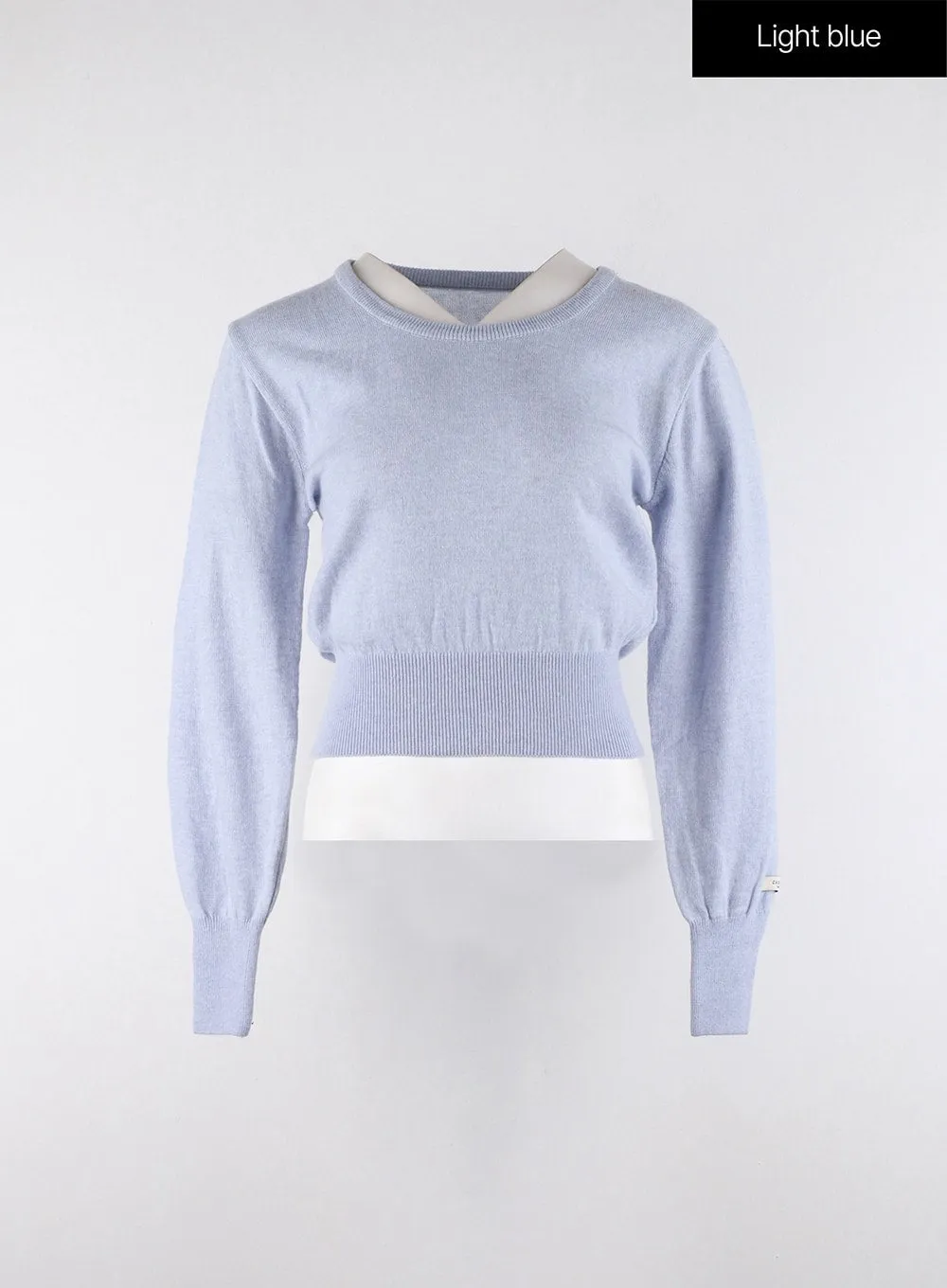 Cozy Cropped Knit Sweater OD320