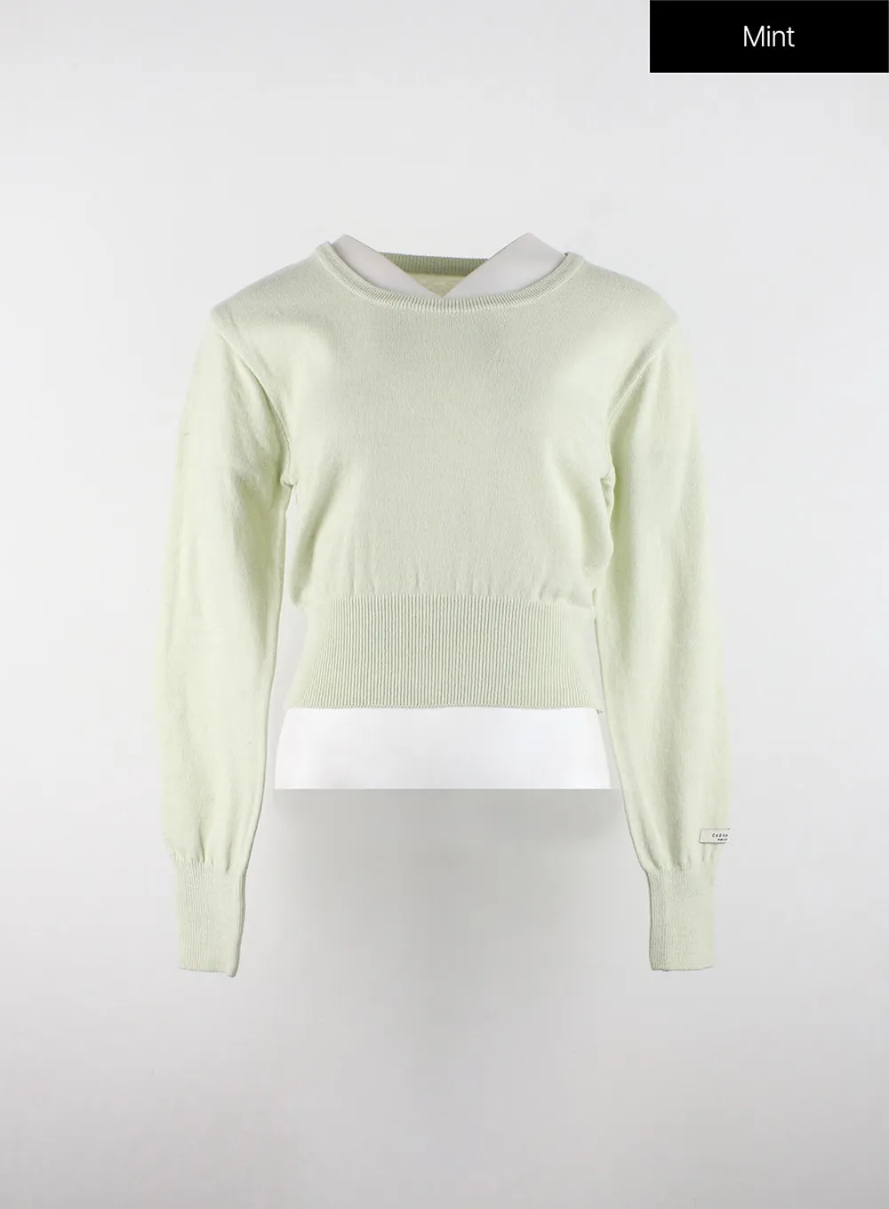 Cozy Cropped Knit Sweater OD320