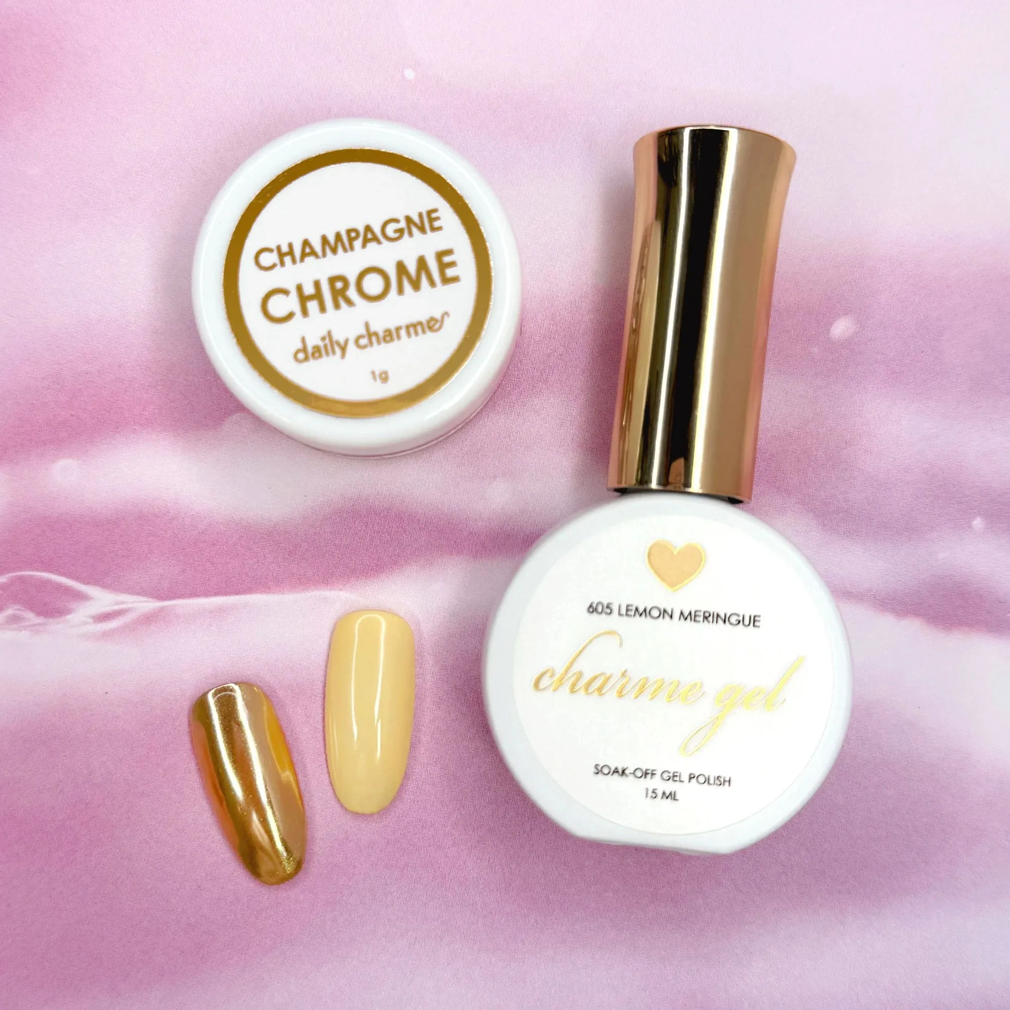 Daily Charme - Mirror Champagne Gold Chrome Powder