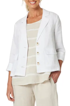 DANIELLE LINEN JACKET - 37285GS