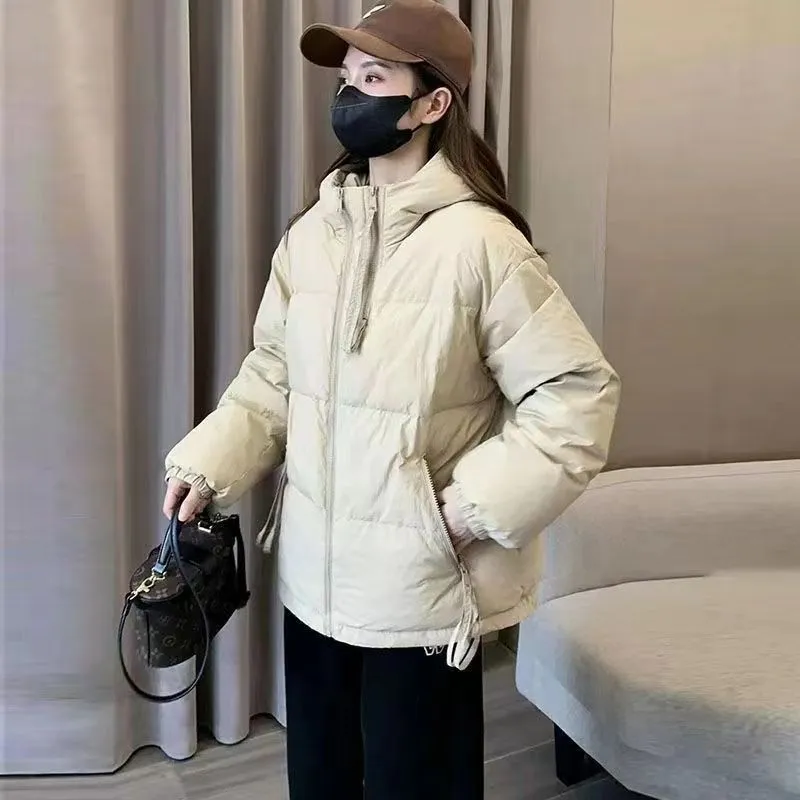 Down cotton-padded clothes women's 2024 new winter popular high-grade thickened cotton-padded jackets, foreign-style small short cotton-padded jackets