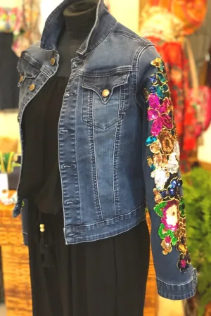 Florida Sequinned Sleeve Jacket