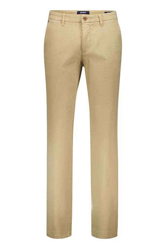 Gardeur - Bono, Luxury Cotton Slacks, Sand