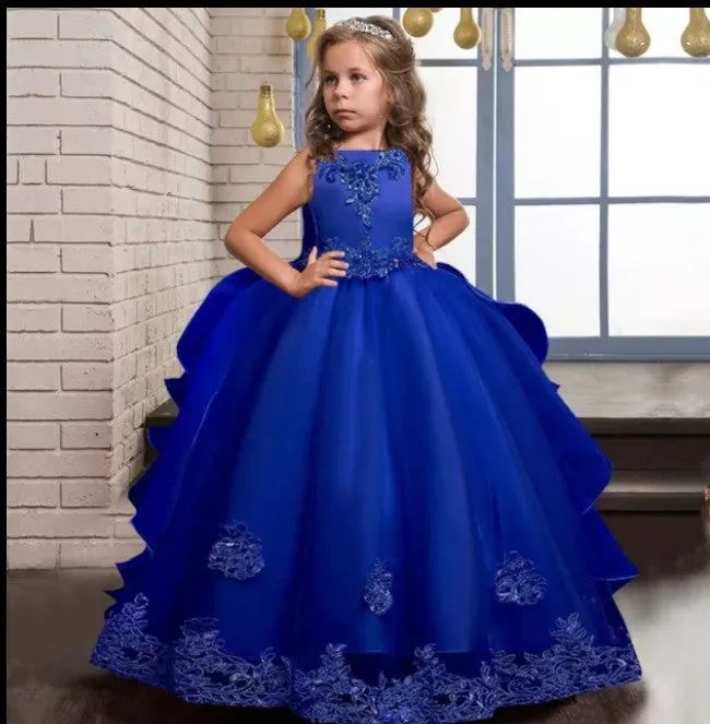 Girls angel flower  dresses