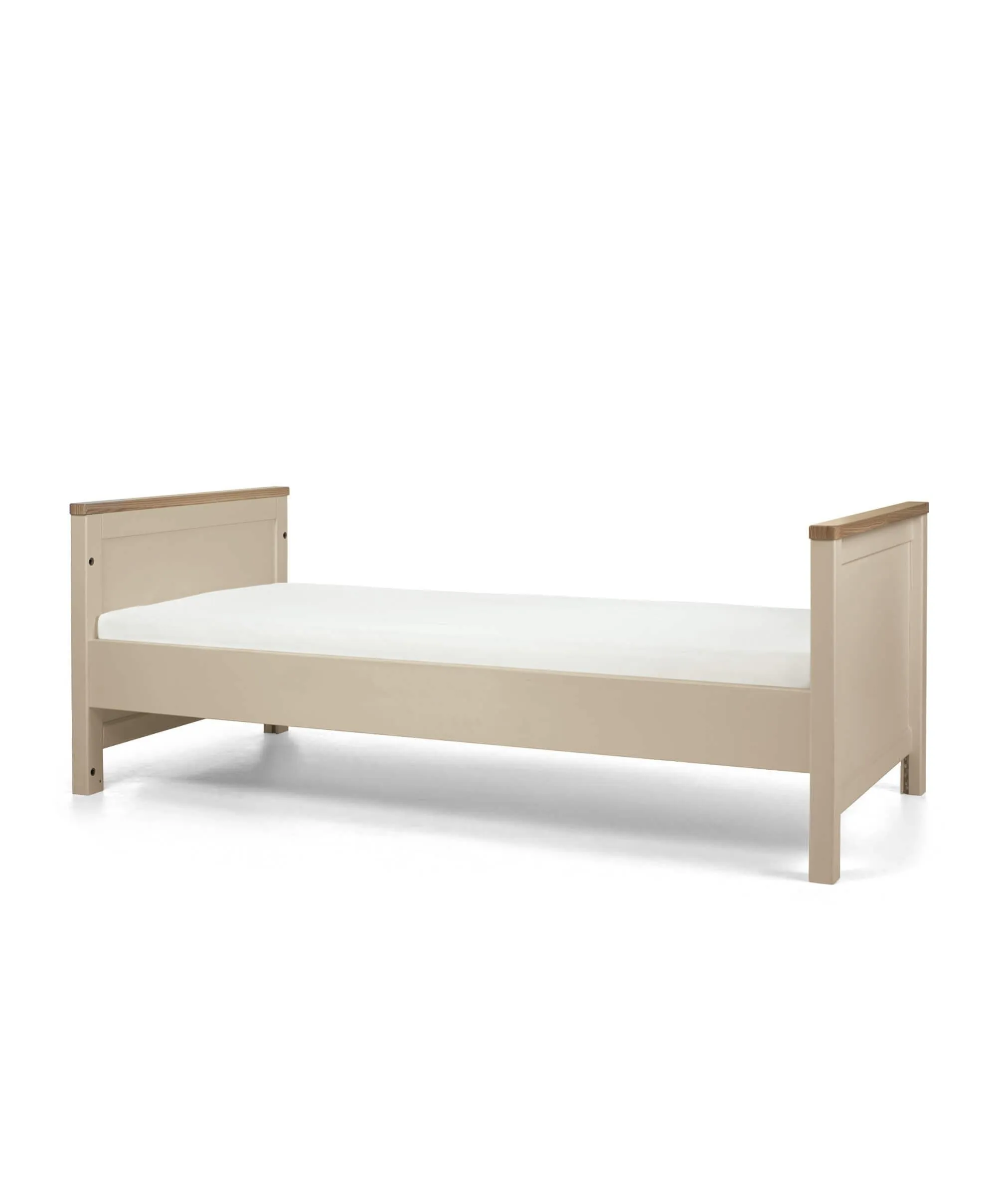 Harwell Cotbed & Luxury Twin Spring Mattress Bundle - Cashmere