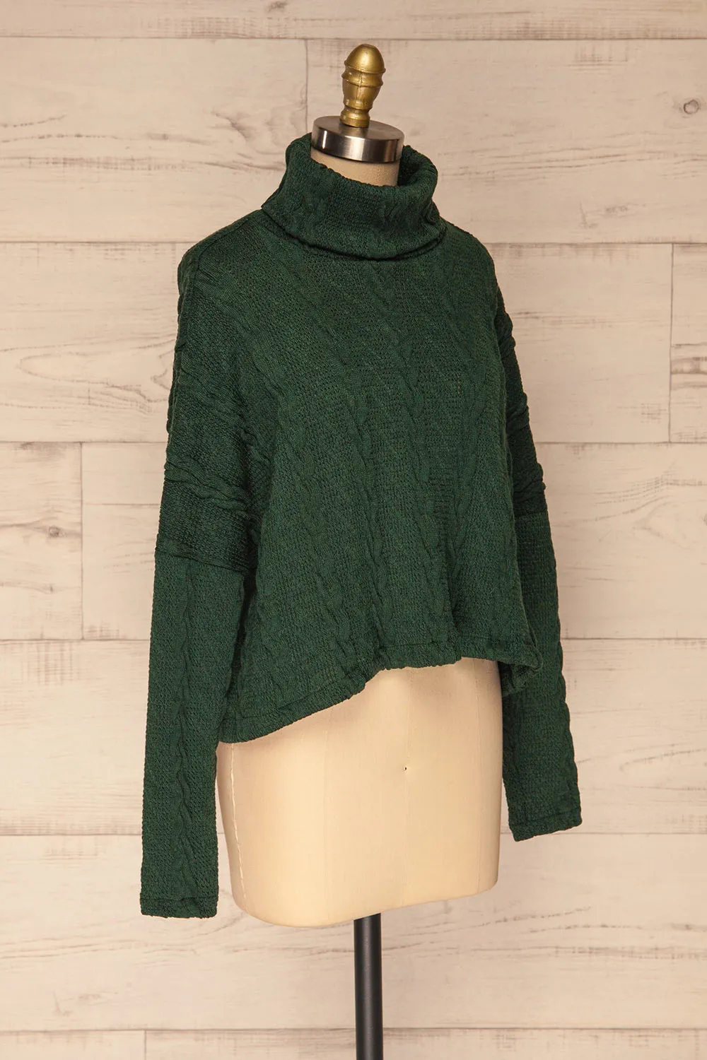 Hellen Forest | Cropped Knit Sweater