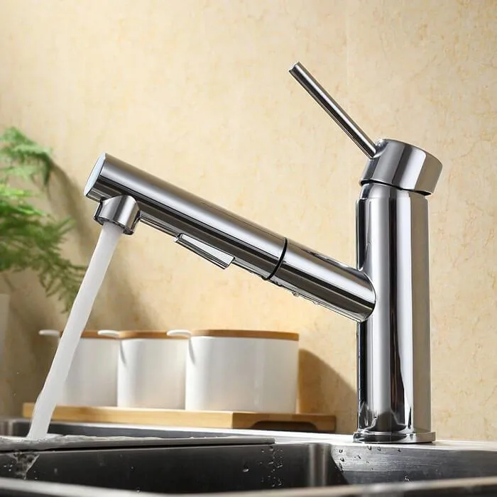 High quality Homelody Brass Pull-out Kitchen Faucet cheap for kitchen Sink