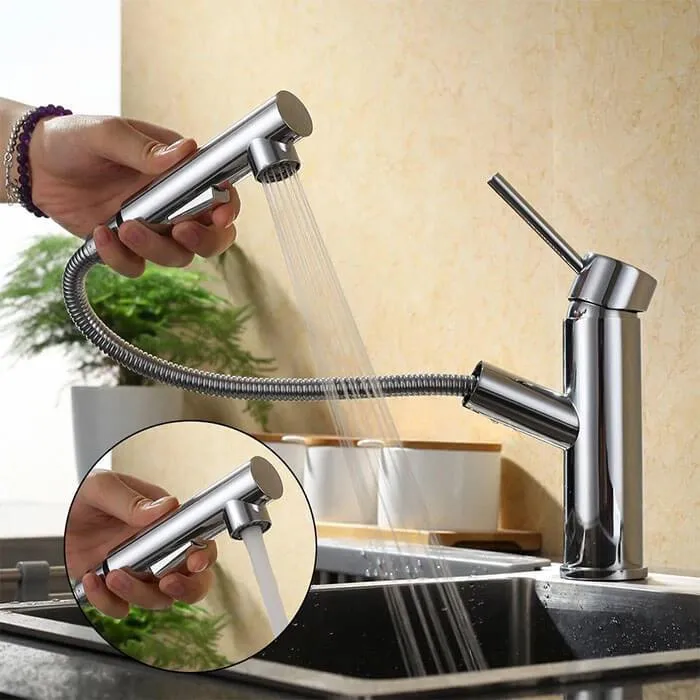 High quality Homelody Brass Pull-out Kitchen Faucet cheap for kitchen Sink