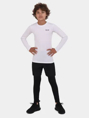 Hyperfusion Compression Base Layer Long Sleeve Crew Neck For Boys