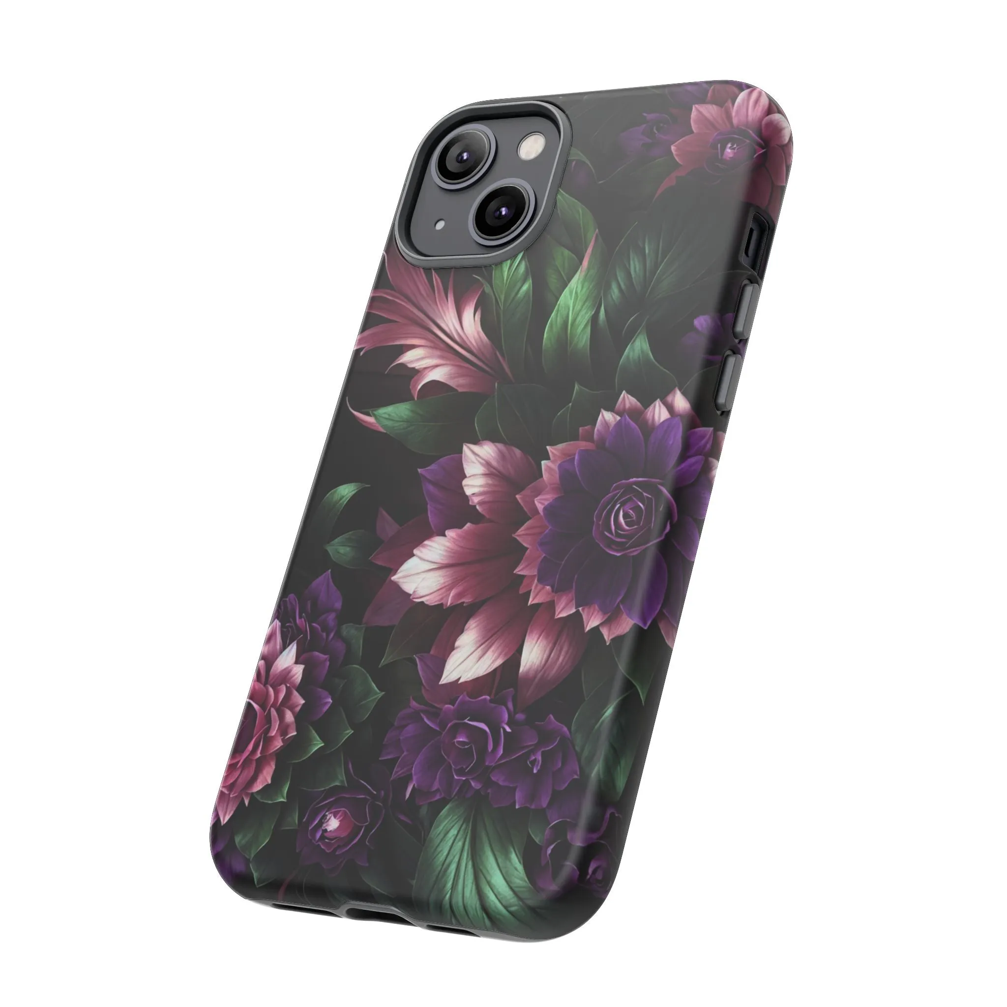 Intrigue and Elegance Collide: The Dark Floral Cell Phone Case You've Been Searching For