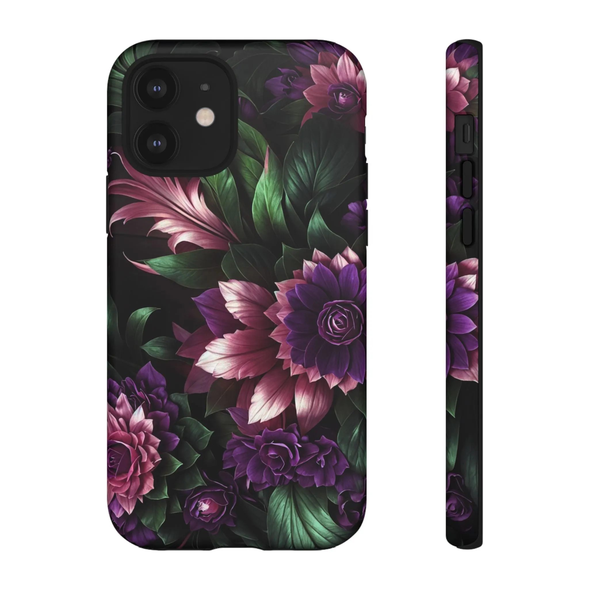 Intrigue and Elegance Collide: The Dark Floral Cell Phone Case You've Been Searching For