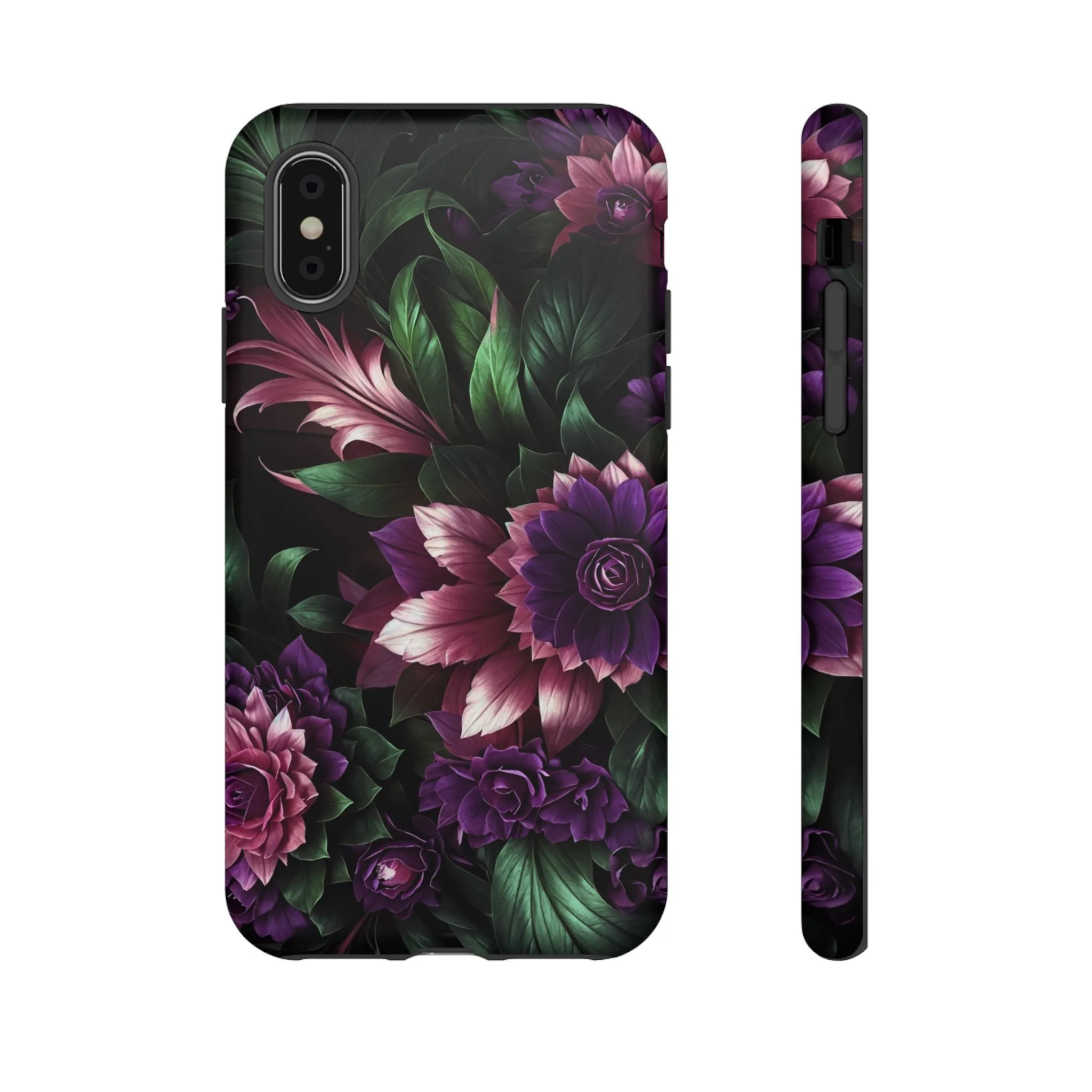 Intrigue and Elegance Collide: The Dark Floral Cell Phone Case You've Been Searching For