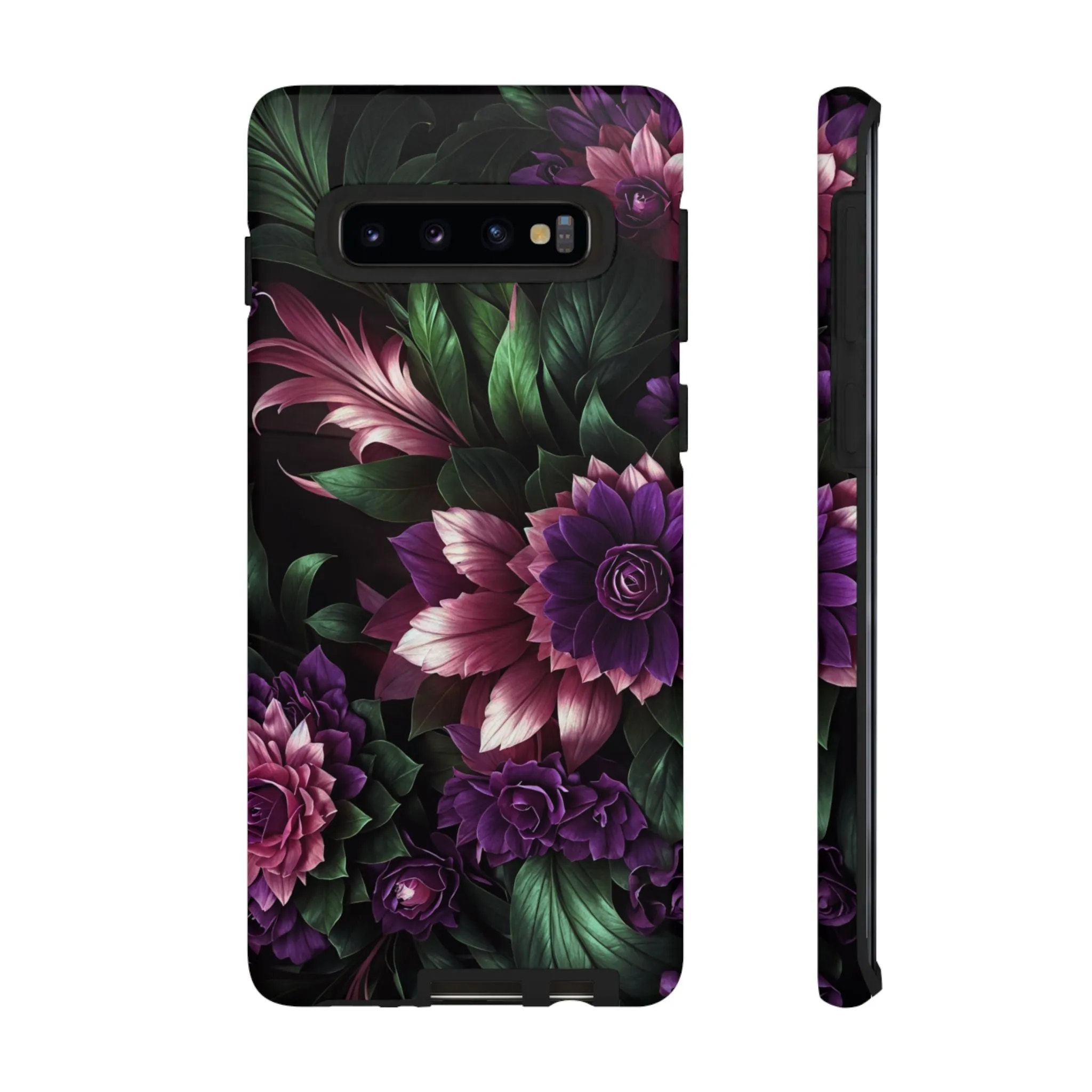 Intrigue and Elegance Collide: The Dark Floral Cell Phone Case You've Been Searching For