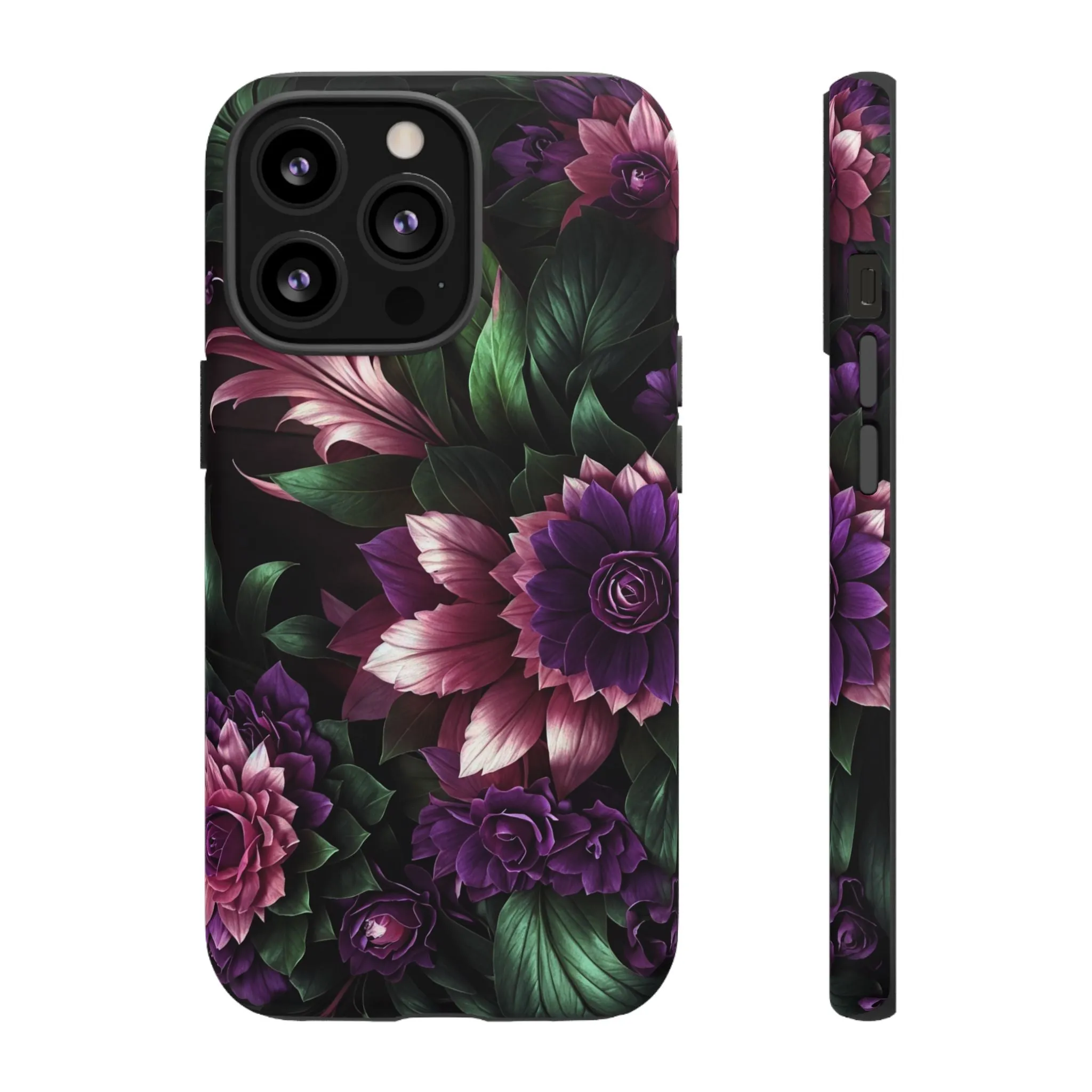 Intrigue and Elegance Collide: The Dark Floral Cell Phone Case You've Been Searching For