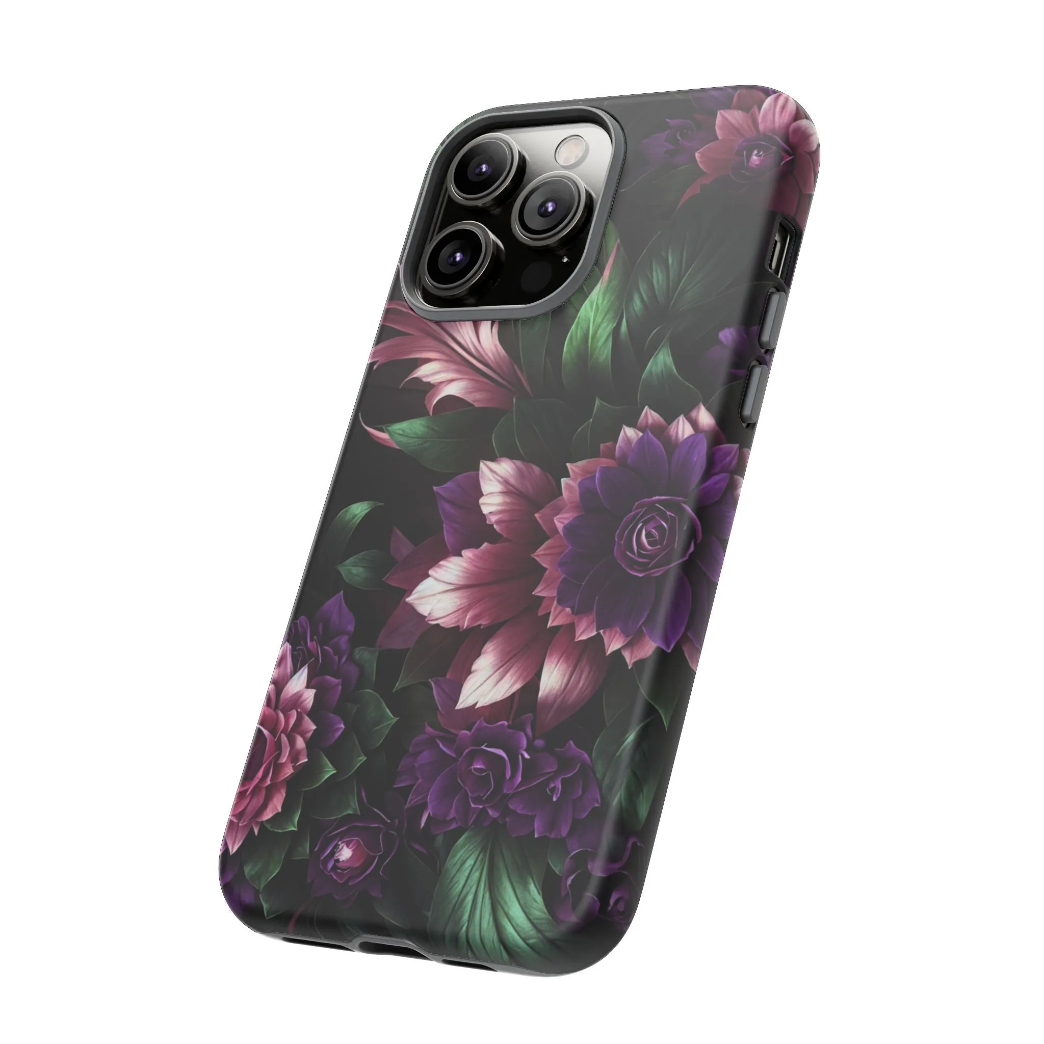 Intrigue and Elegance Collide: The Dark Floral Cell Phone Case You've Been Searching For