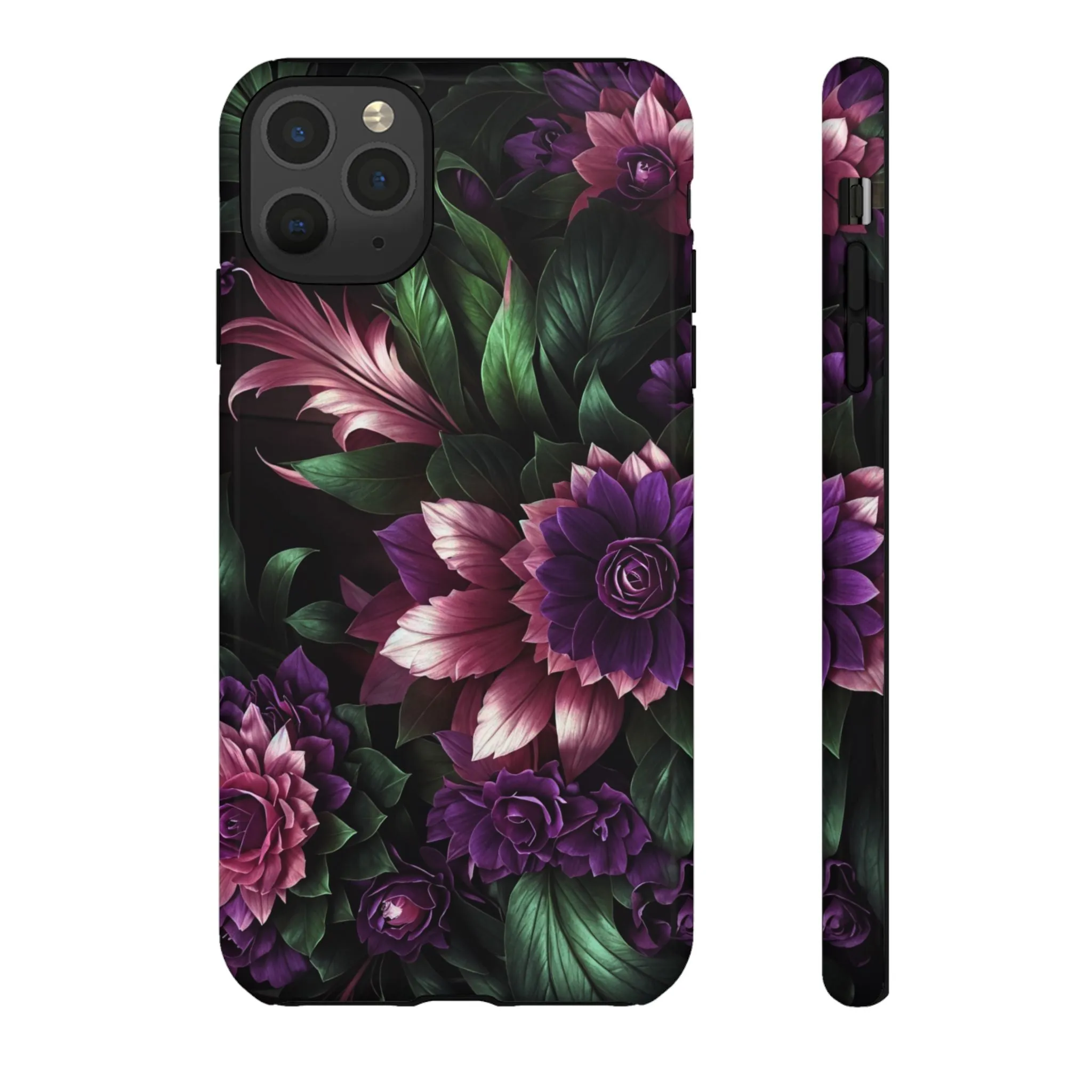 Intrigue and Elegance Collide: The Dark Floral Cell Phone Case You've Been Searching For